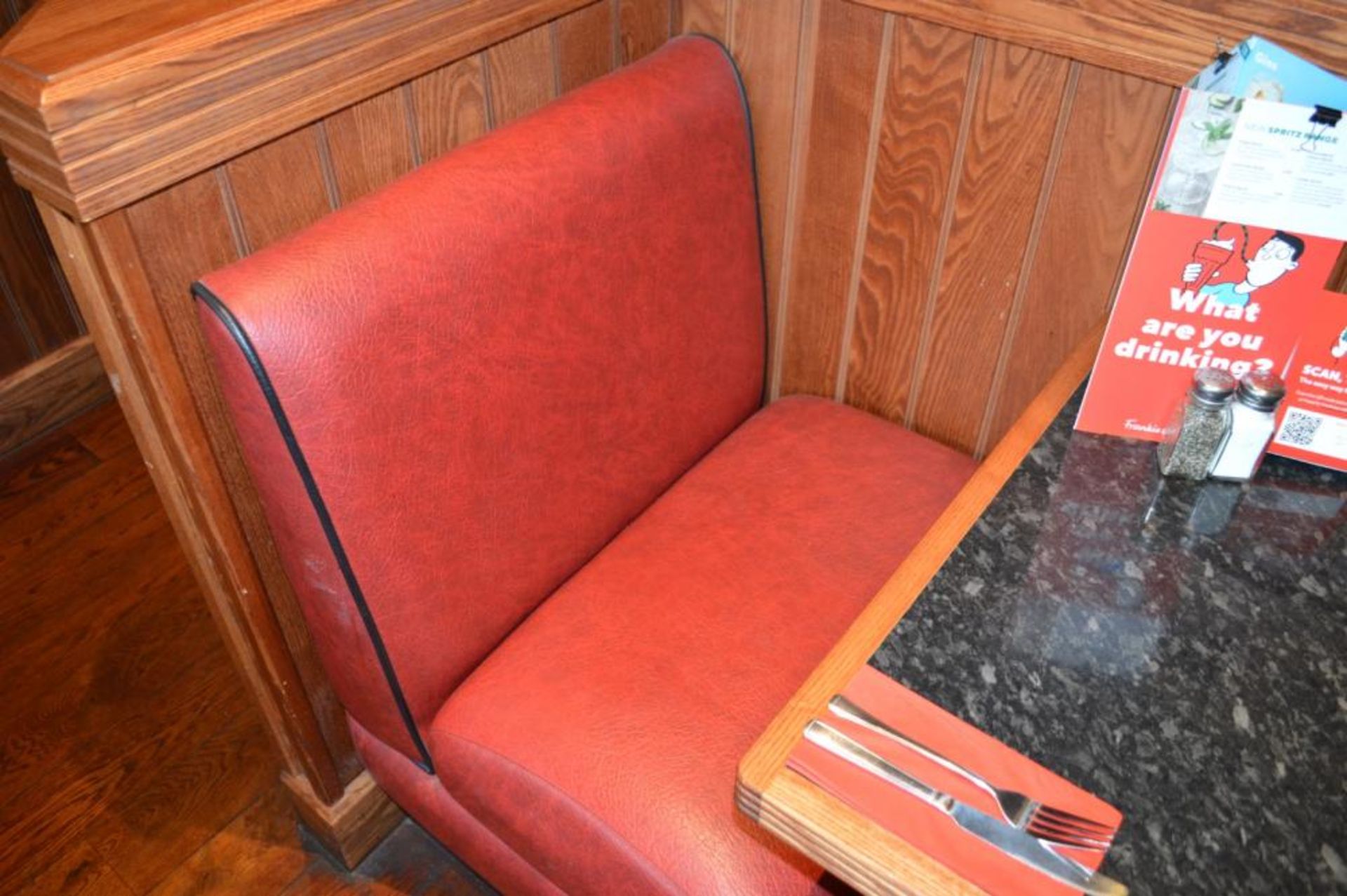 1 x Selection of Cosy Bespoke Seating Booths in a 1950's Retro American Diner Design With Dining Tab - Image 11 of 30