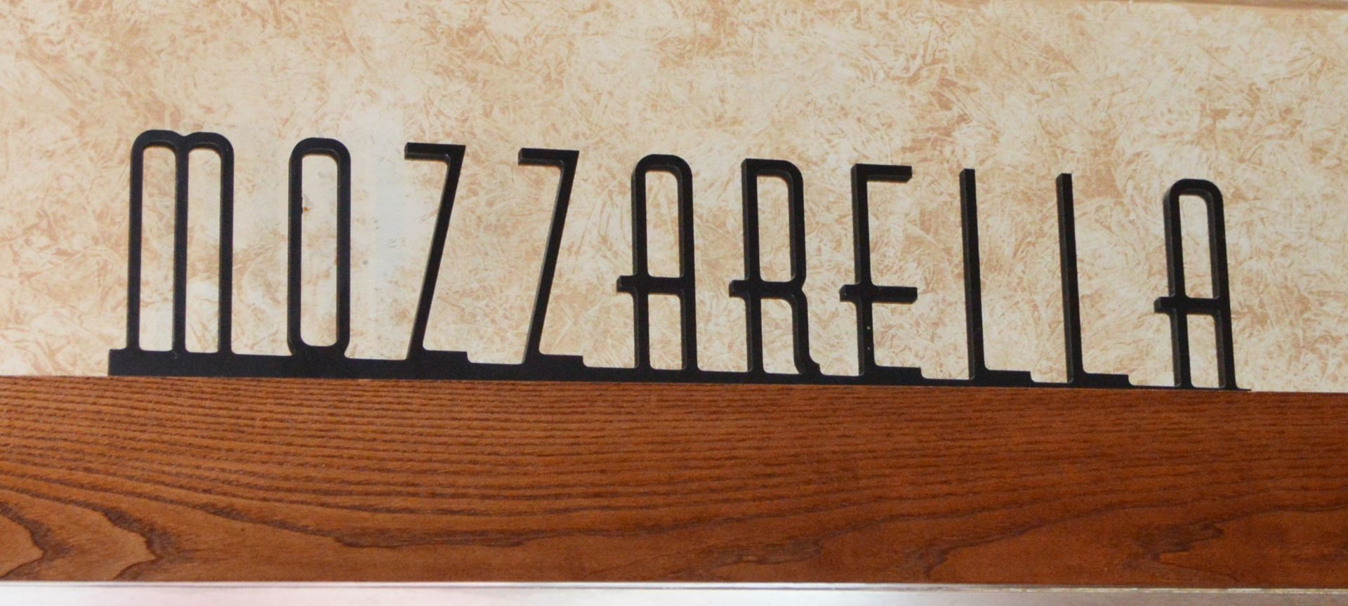 7 x Wooden Signs Suitable For Restaurants, Cafes, Bistros etc - Includes Calzone, Pizza, - Image 4 of 9