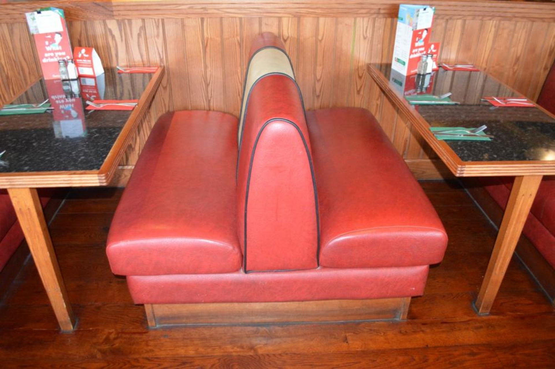 1 x Selection of Cosy Bespoke Seating Booths in a 1950's Retro American Diner Design With Dining Tab - Image 26 of 30