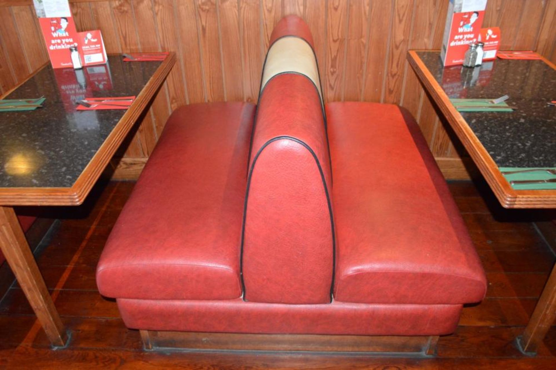 1 x Selection of Cosy Bespoke Seating Booths in a 1950's Retro American Diner Design With Dining Tab - Image 23 of 30