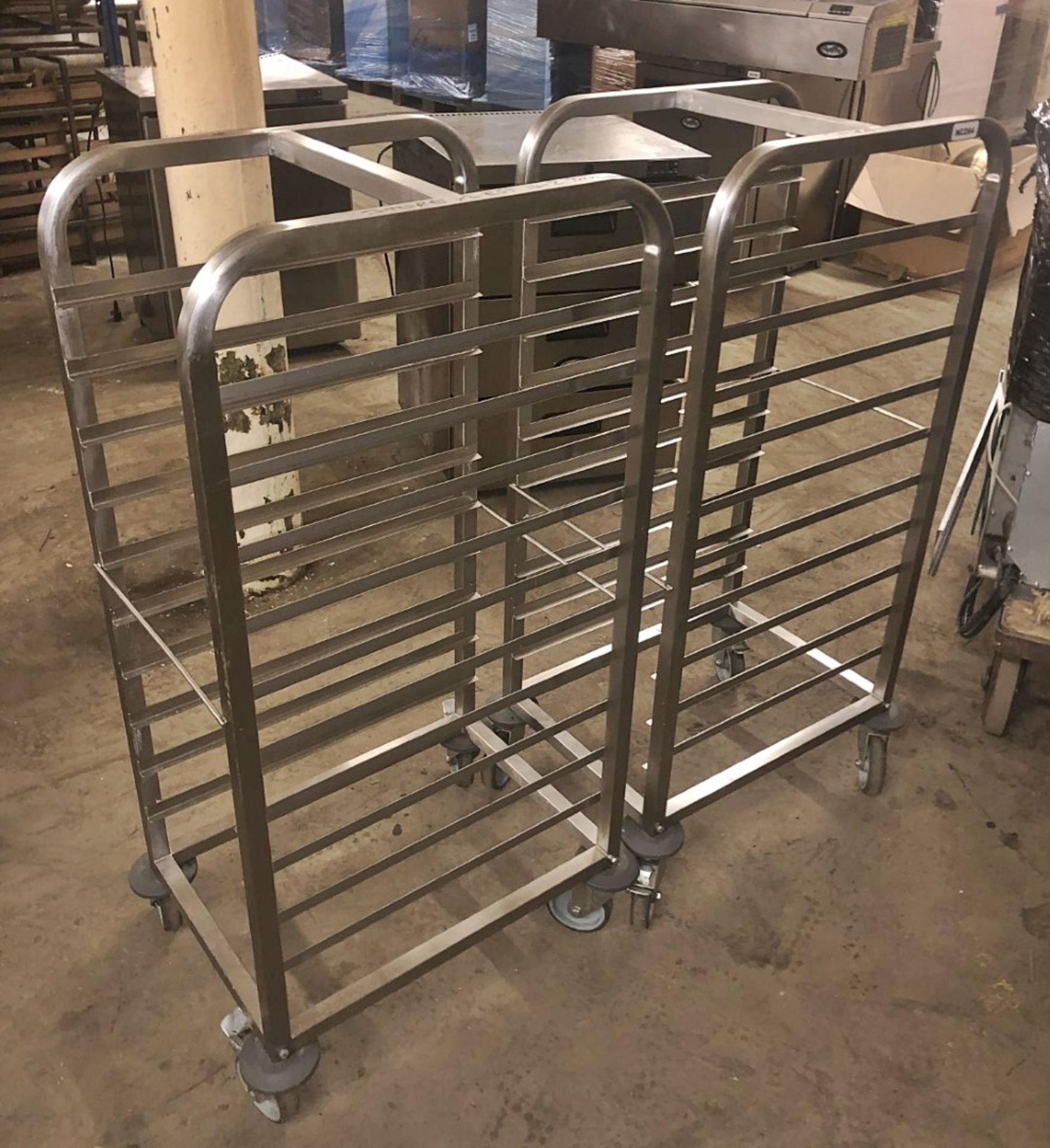 2 x Mobile Racking Trolleys On Castors - CL374 - NC264 - Location: Bolton BL1