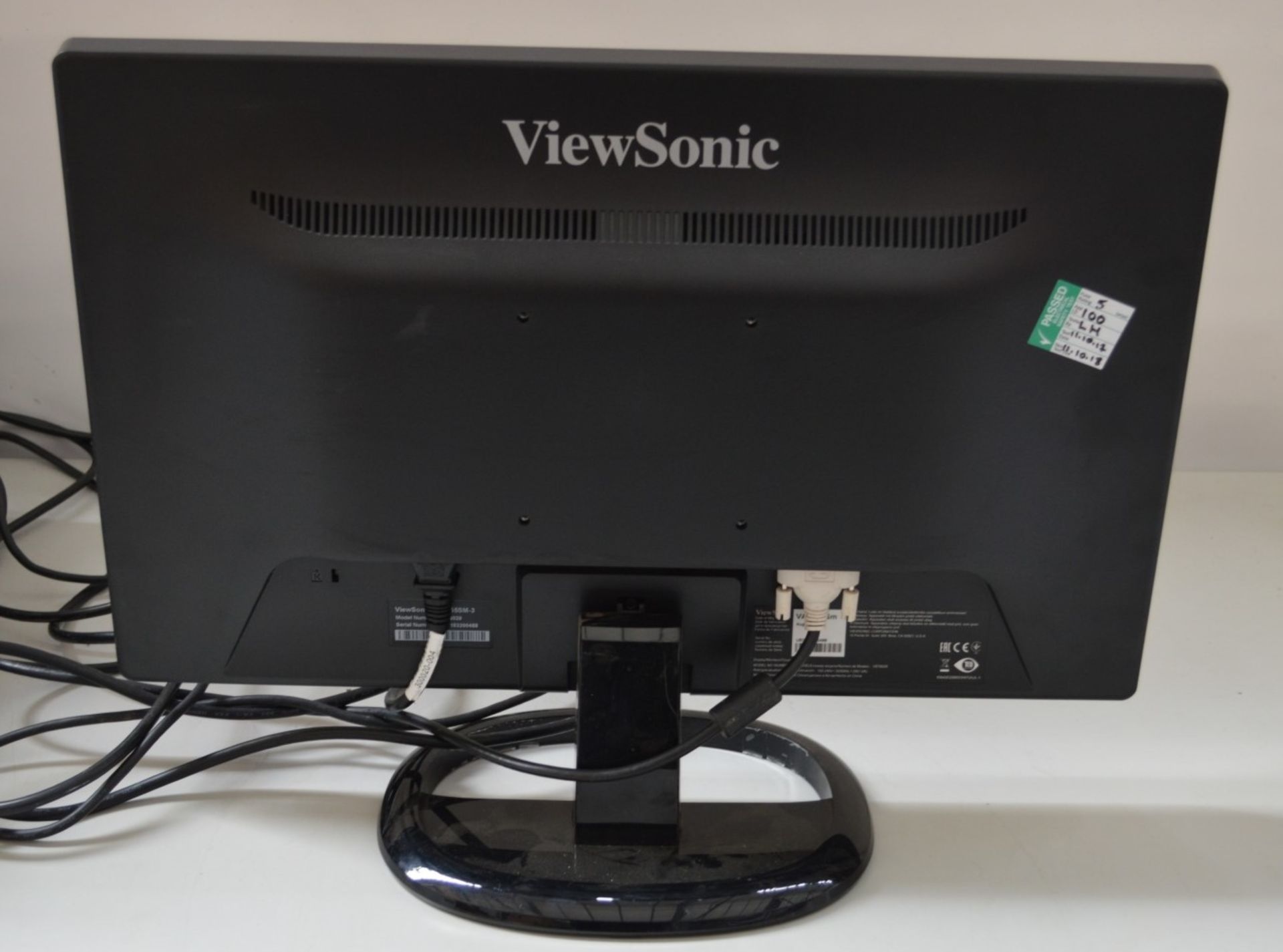 1 x ViewSonic VA2265SM-3 22-inch Full HD LED PC Monitor - Ref TP321 - Image 2 of 3
