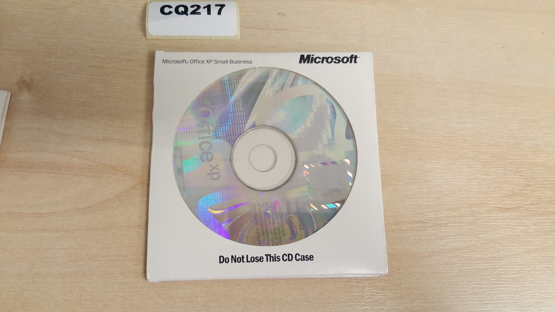 4 x Microsoft Office XP Small Business Discs - Ref CQ217 - Image 2 of 2