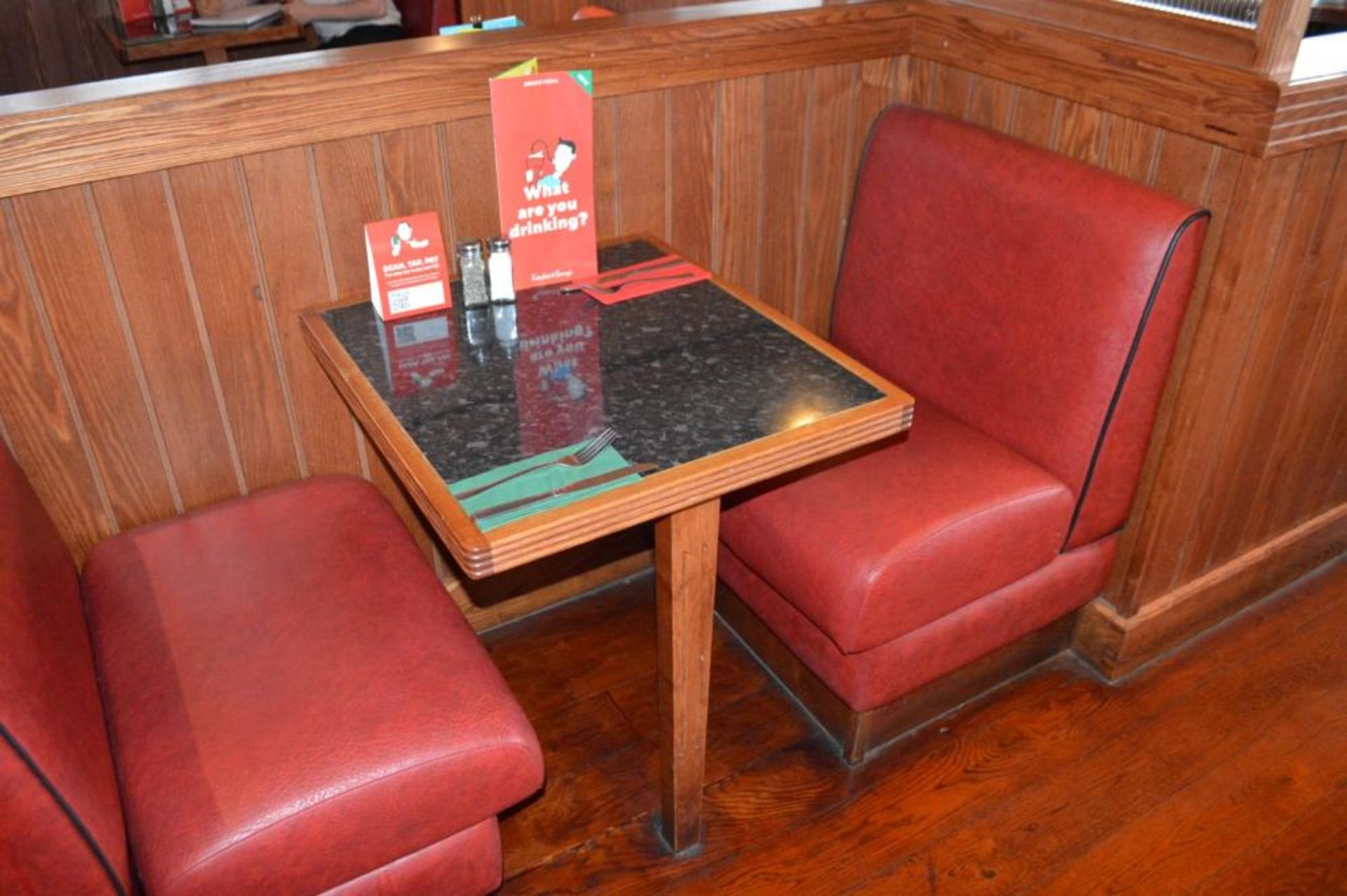 1 x Selection of Cosy Bespoke Seating Booths in a 1950's Retro American Diner Design With Dining Tab - Image 17 of 30