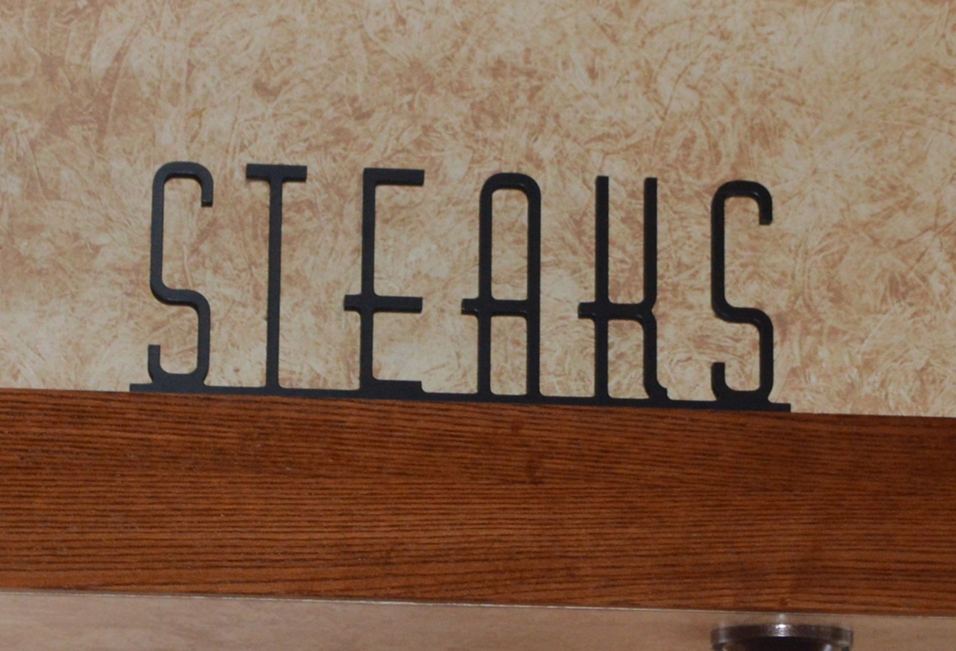 7 x Wooden Signs Suitable For Restaurants, Cafes, Bistros etc - Includes Steaks, Margherita, - Image 7 of 9