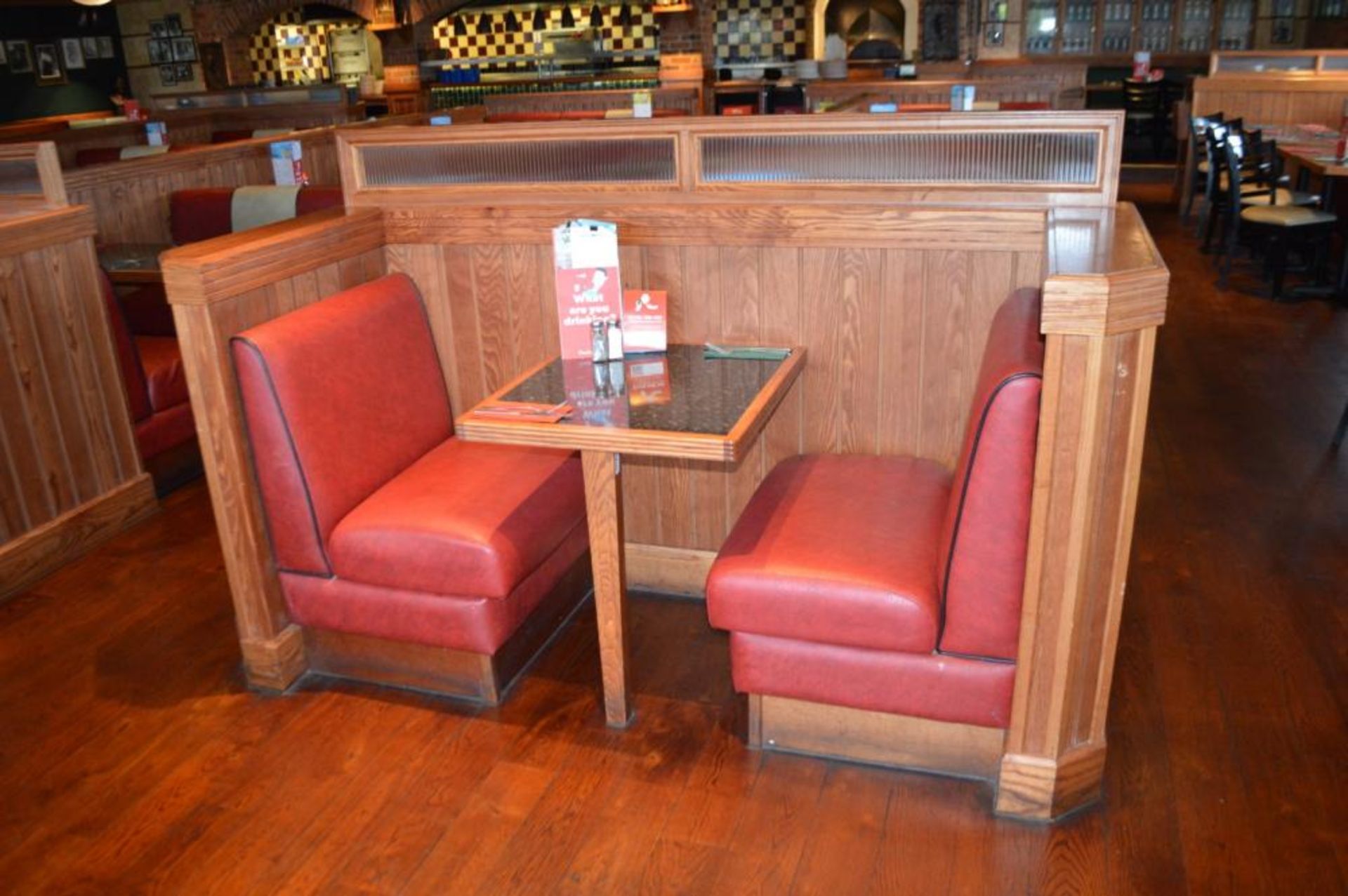 1 x Selection of Cosy Bespoke Seating Booths in a 1950's Retro American Diner Design With Dining Tab - Image 17 of 30