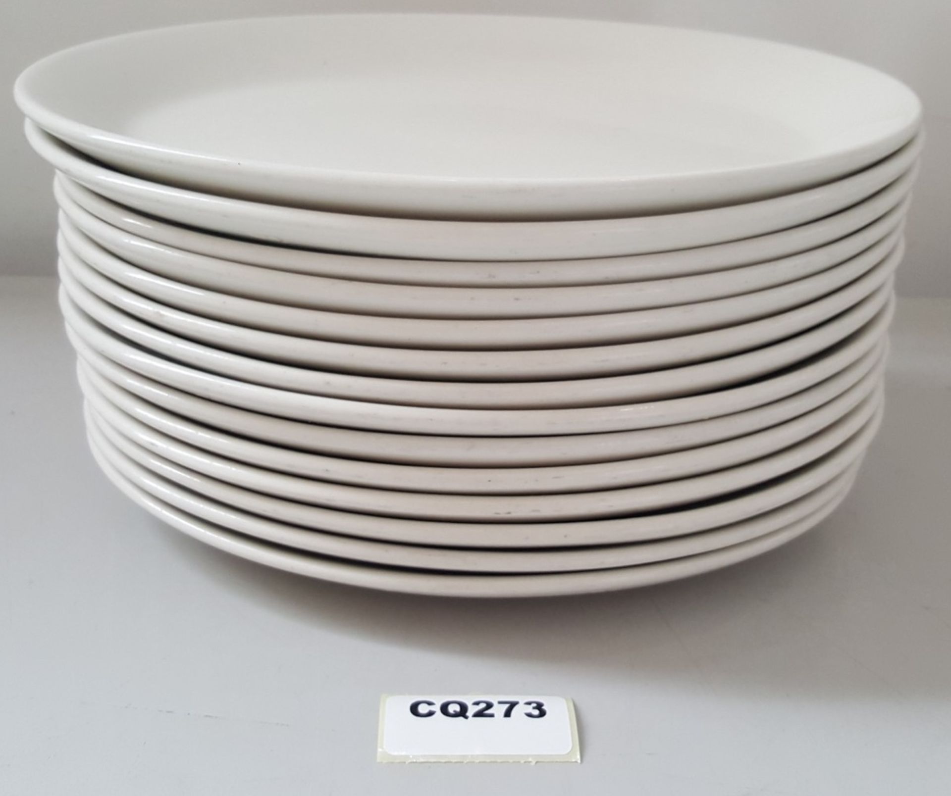 14 x Steelite Oval Serving Plates White L28/W21.5CM - Ref CQ273