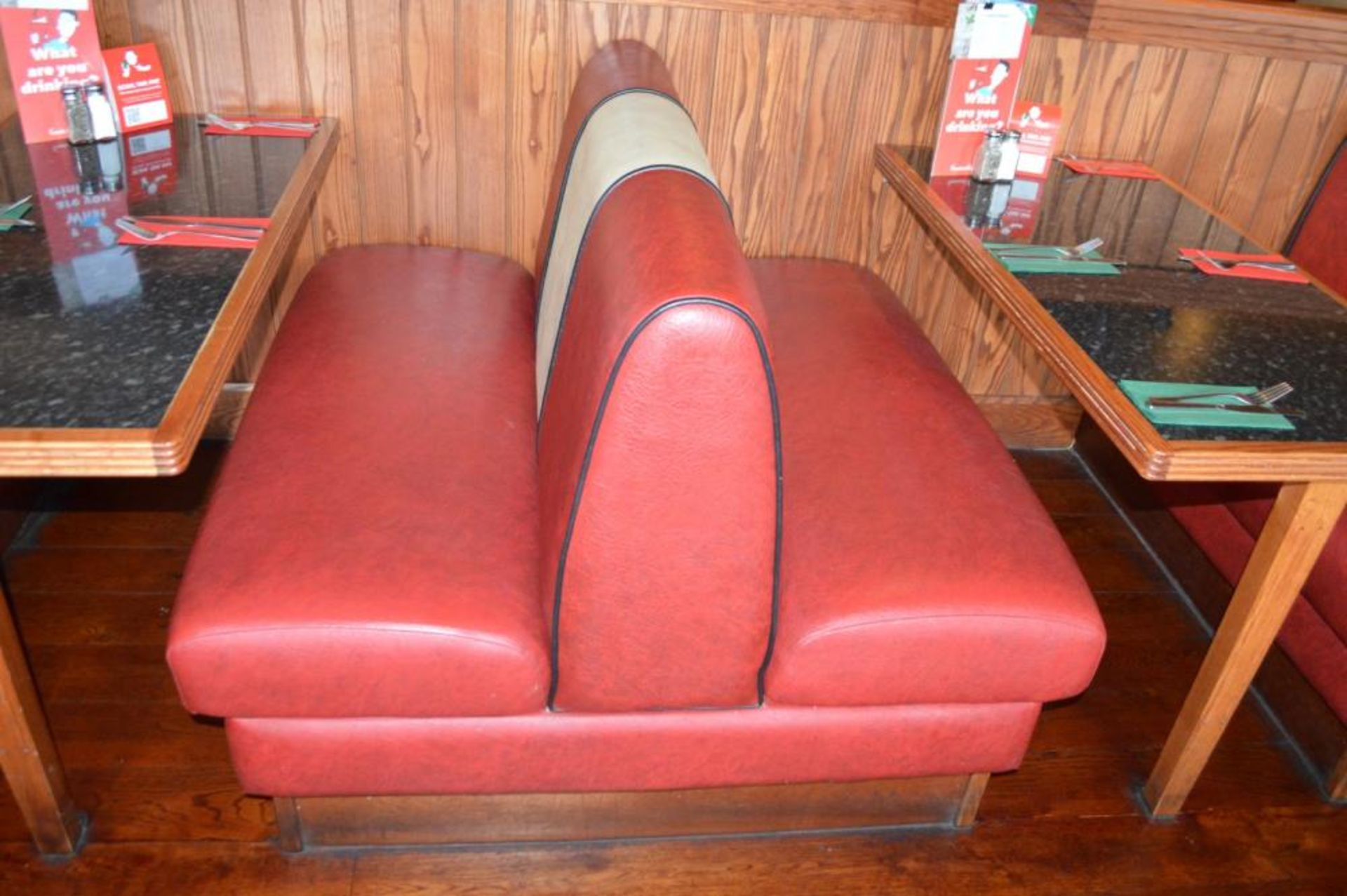 1 x Selection of Cosy Bespoke Seating Booths in a 1950's Retro American Diner Design With Dining Tab - Image 9 of 30