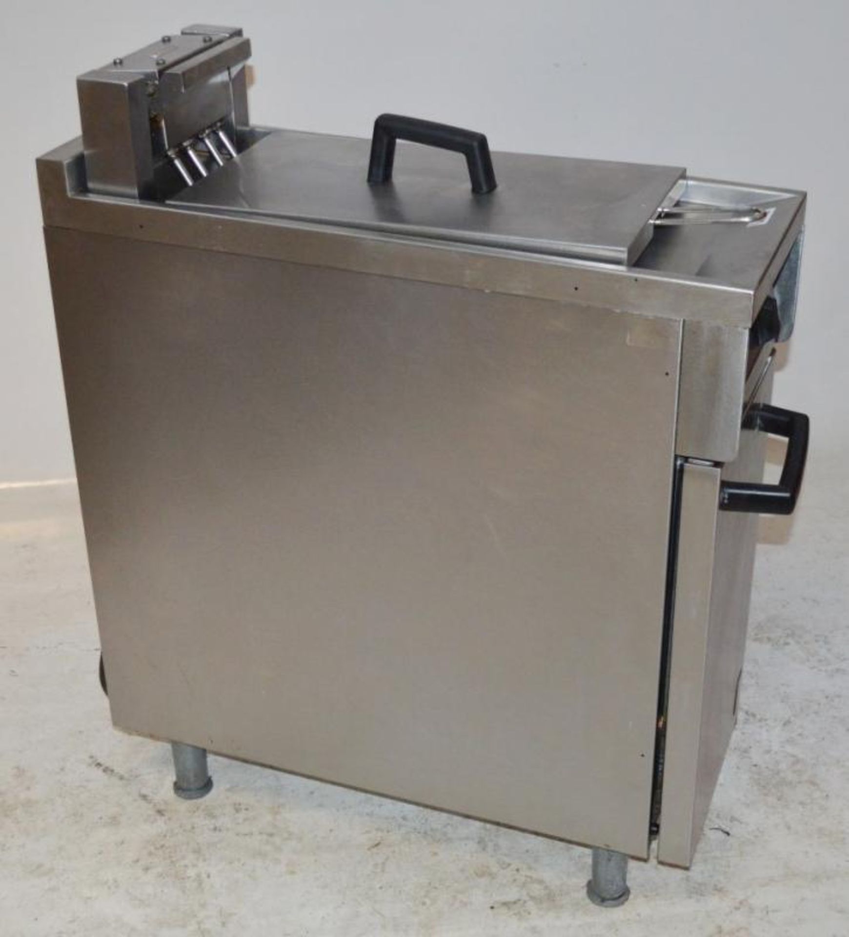 1 x Falcon Dominator E1830 Electric 3 Phase Fryer Cooker - Stainless Steel - H84 x W30 x D77 cms - C