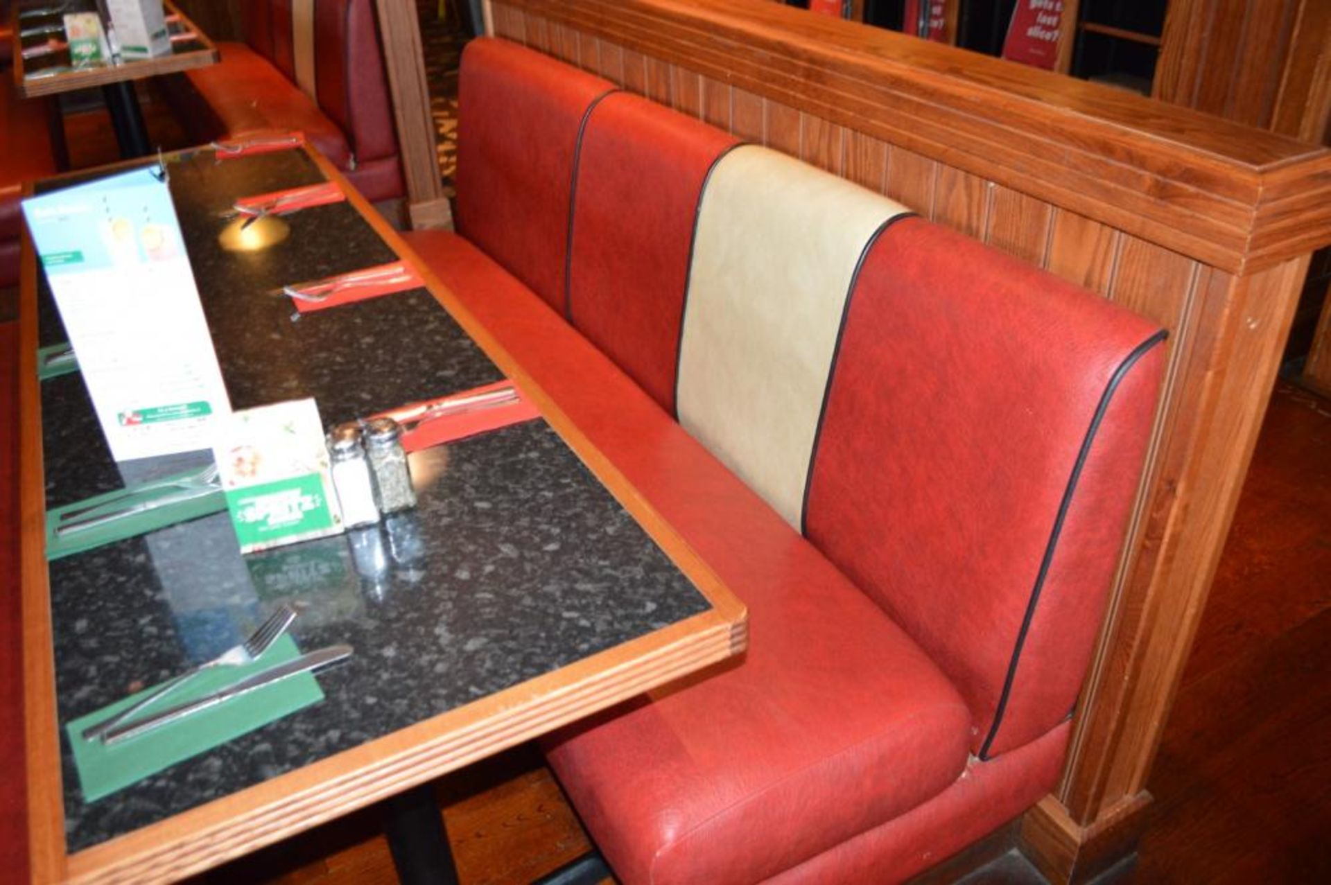 1 x Selection of Cosy Bespoke Seating Booths in a 1950's Retro American Diner Design With Dining Tab - Image 5 of 30