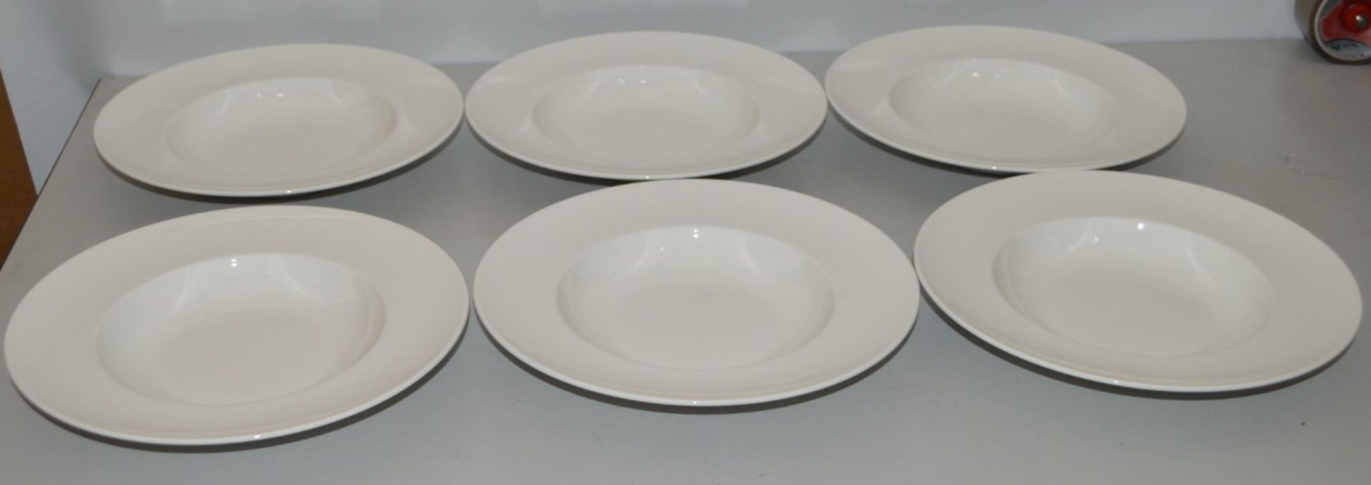 2 x Villeroy & Boch Universal Pasta Plate (0.6L) White 6 x Plates Unused Box 16-2040-2790 W300mm (RR - Image 2 of 3