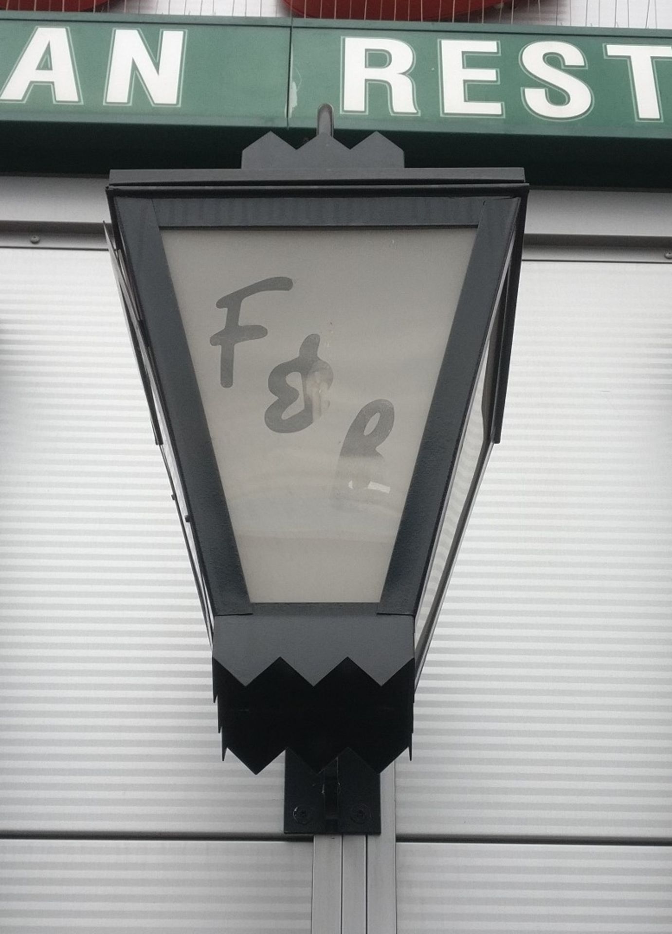 2 x Large Outdoor Wall Mounted Lanterns - CL357 - Location: Bolton BL6 - Image 3 of 3