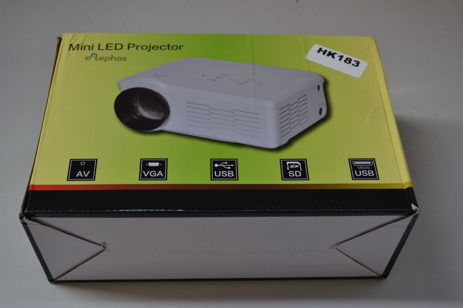 1 x ELEPHAS EB-Q1 Mini Projector - Ref HK183 - Image 5 of 5