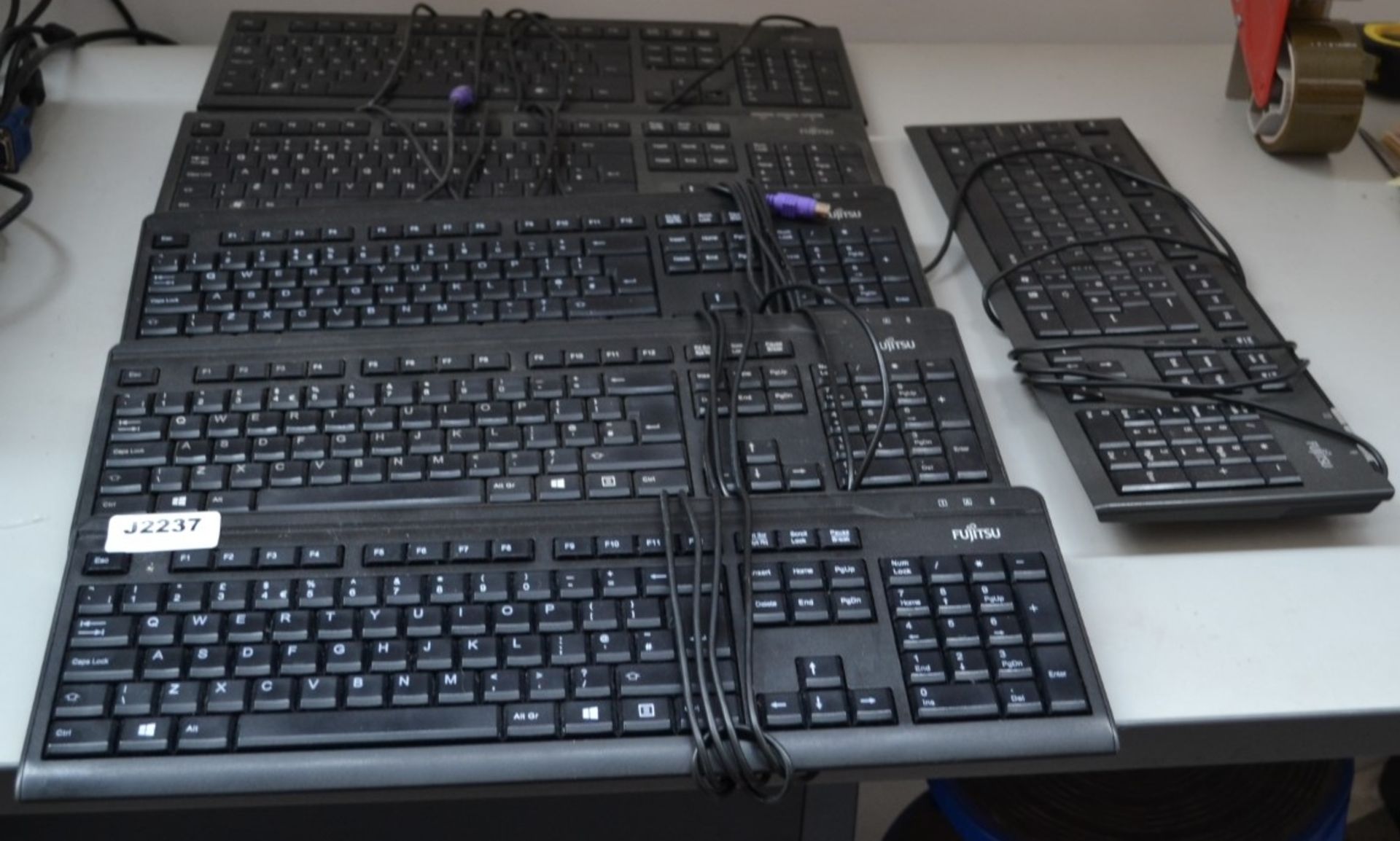 6 x Various PC Keyboards - Ref J2237 - Image 2 of 4