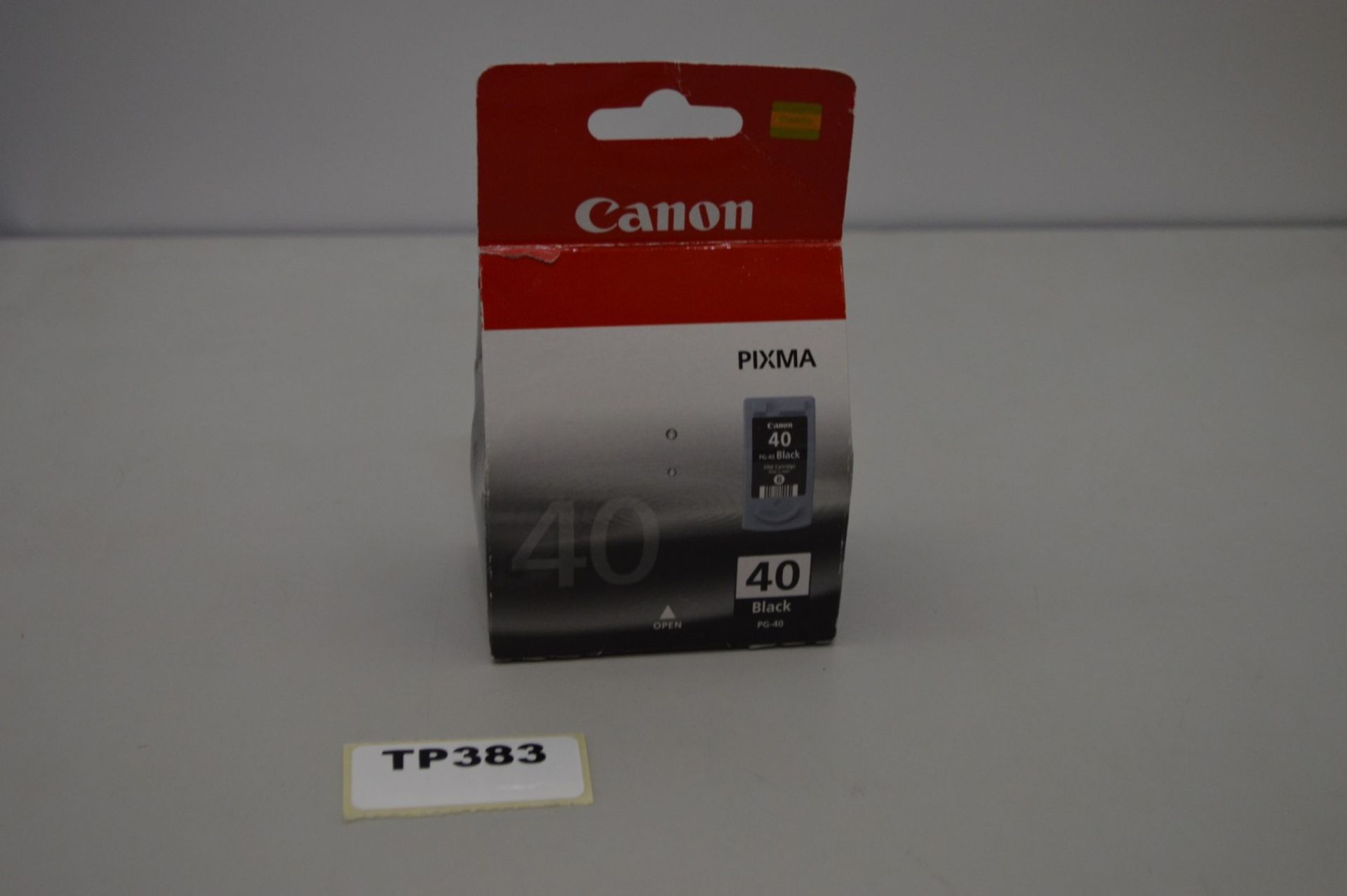 1 x Canon 40 Black Printer Ink Cartridge - Ref TP383