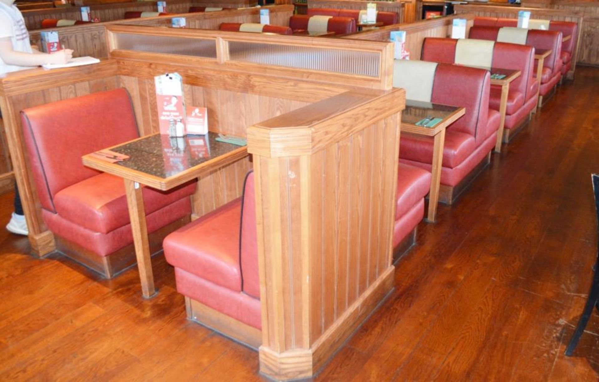 1 x Selection of Cosy Bespoke Seating Booths in a 1950's Retro American Diner Design With Dining Tab - Image 7 of 30