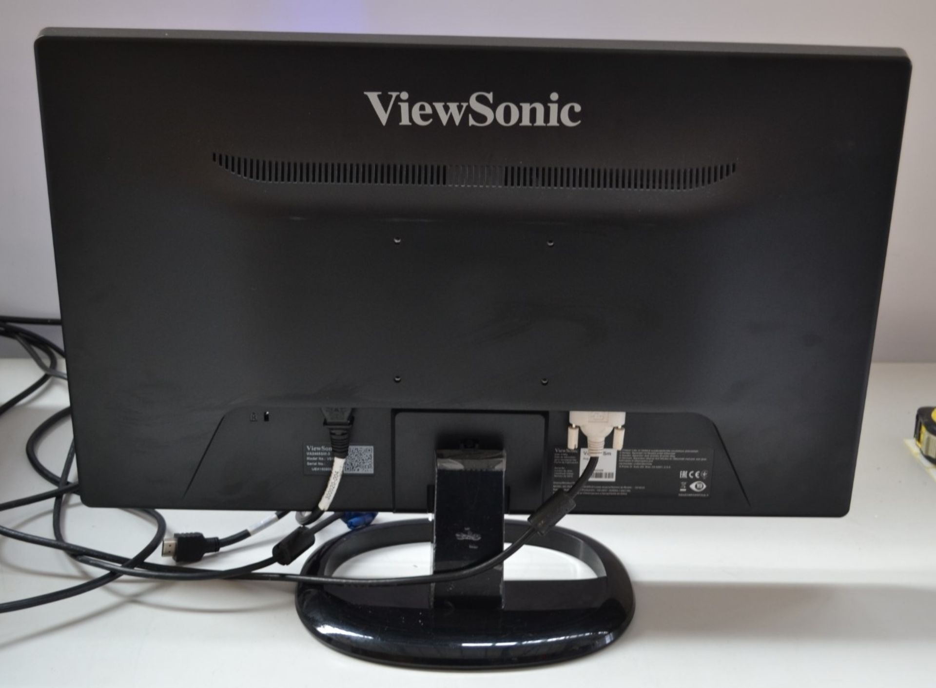 1 x ViewSonic VA2465SM-3 24-inch LED PC Monitor - Ref J2257 - Image 2 of 3