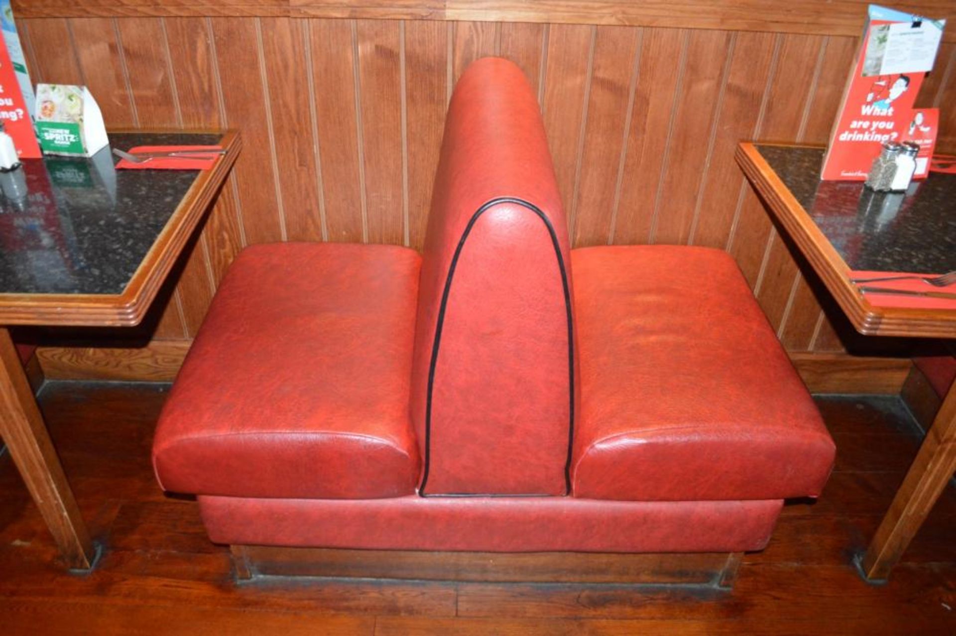 1 x Selection of Cosy Bespoke Seating Booths in a 1950's Retro American Diner Design With Dining Tab - Image 6 of 30