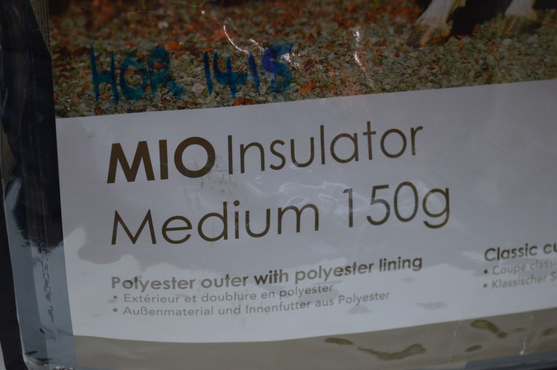 1 x Horseware Mio Insulator - Medium 150g in Navy - Size UK 51 - Product Code ABSB32-BMTB-51 - New - Image 4 of 5