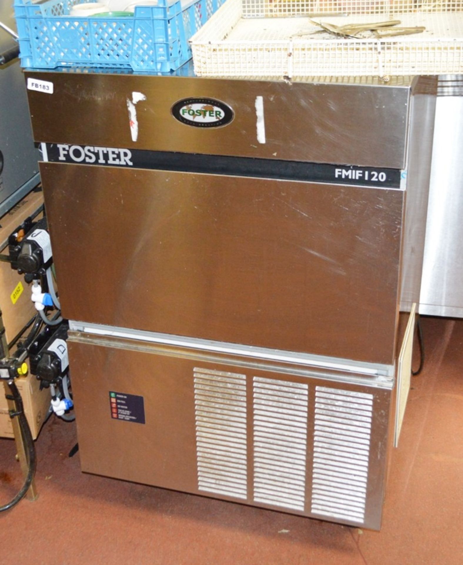 1 x Foster FMIF120 130kg Output Ice Flaker With Stand - H120 x W70 x D50 cms - RRP £3,900 - Ref