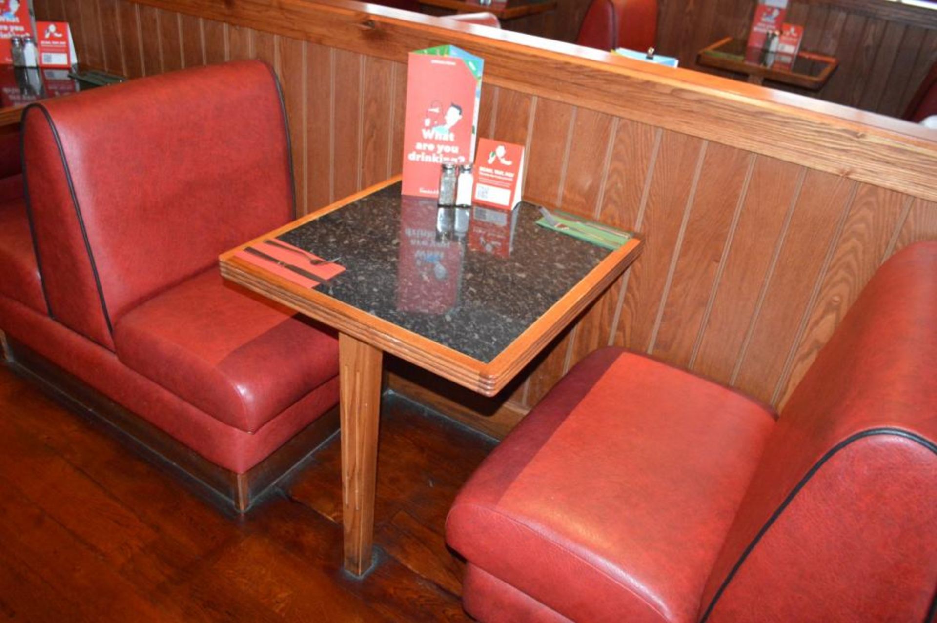 1 x Selection of Cosy Bespoke Seating Booths in a 1950's Retro American Diner Design With Dining Tab - Image 12 of 30