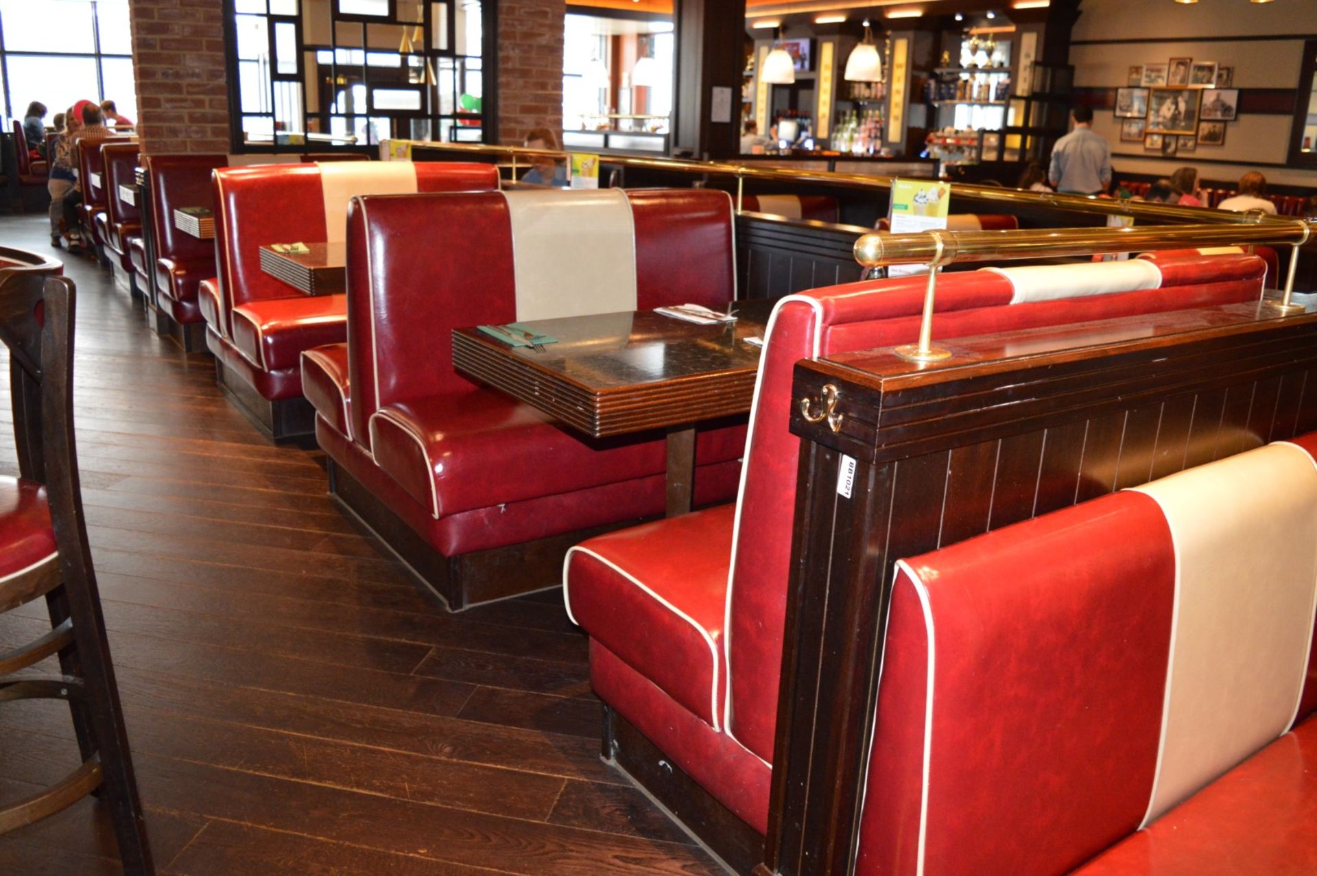 1 x Selection of Seating Booths in a 1950's Retro American Diner Design Supplied in Good Condition - - Image 2 of 7