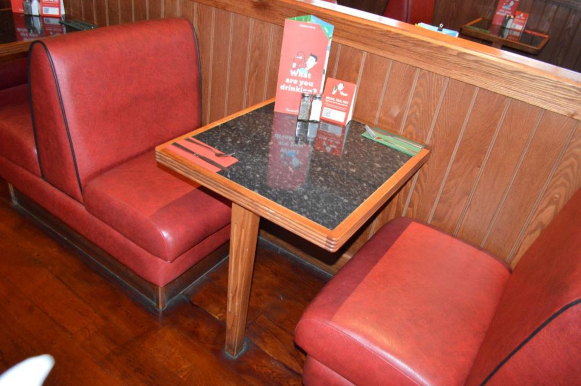 1 x Selection of Cosy Bespoke Seating Booths in a 1950's Retro American Diner Design With Dining Tab - Image 16 of 30