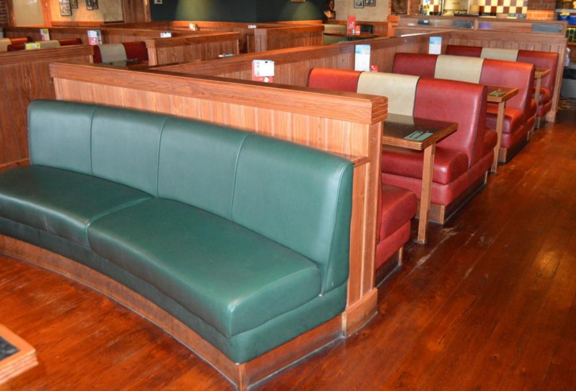 1 x Selection of Cosy Bespoke Seating Booths in a 1950's Retro American Diner Design With Dining Tab - Image 21 of 30