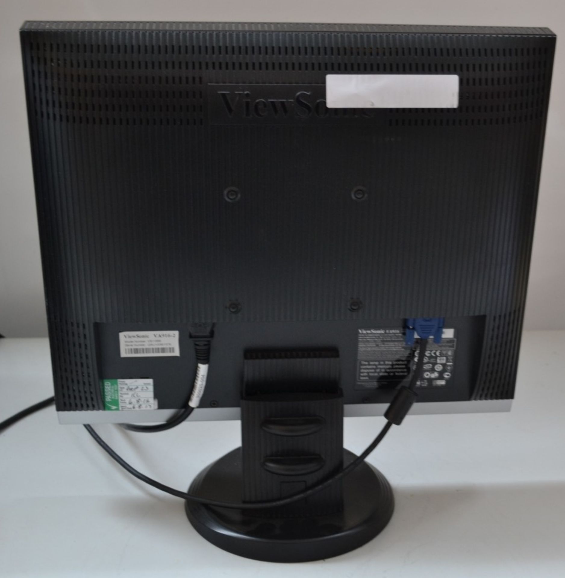 1 x ViewSonic VA916 19" LCD PC Monitor - Ref J2239 - Image 3 of 3