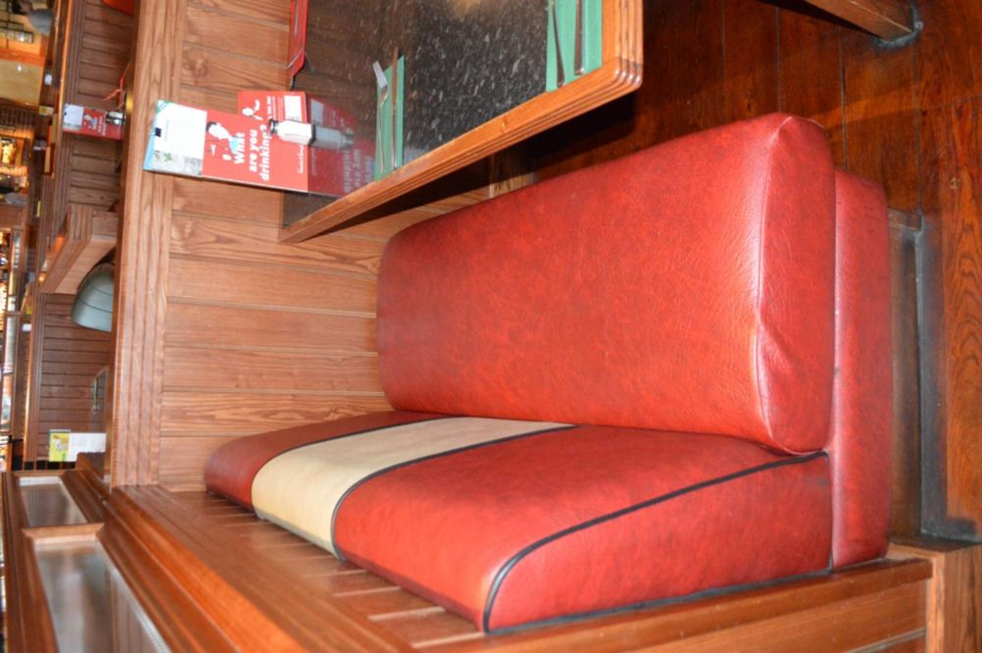 1 x Selection of Cosy Bespoke Seating Booths in a 1950's Retro American Diner Design With Dining Tab - Image 2 of 30