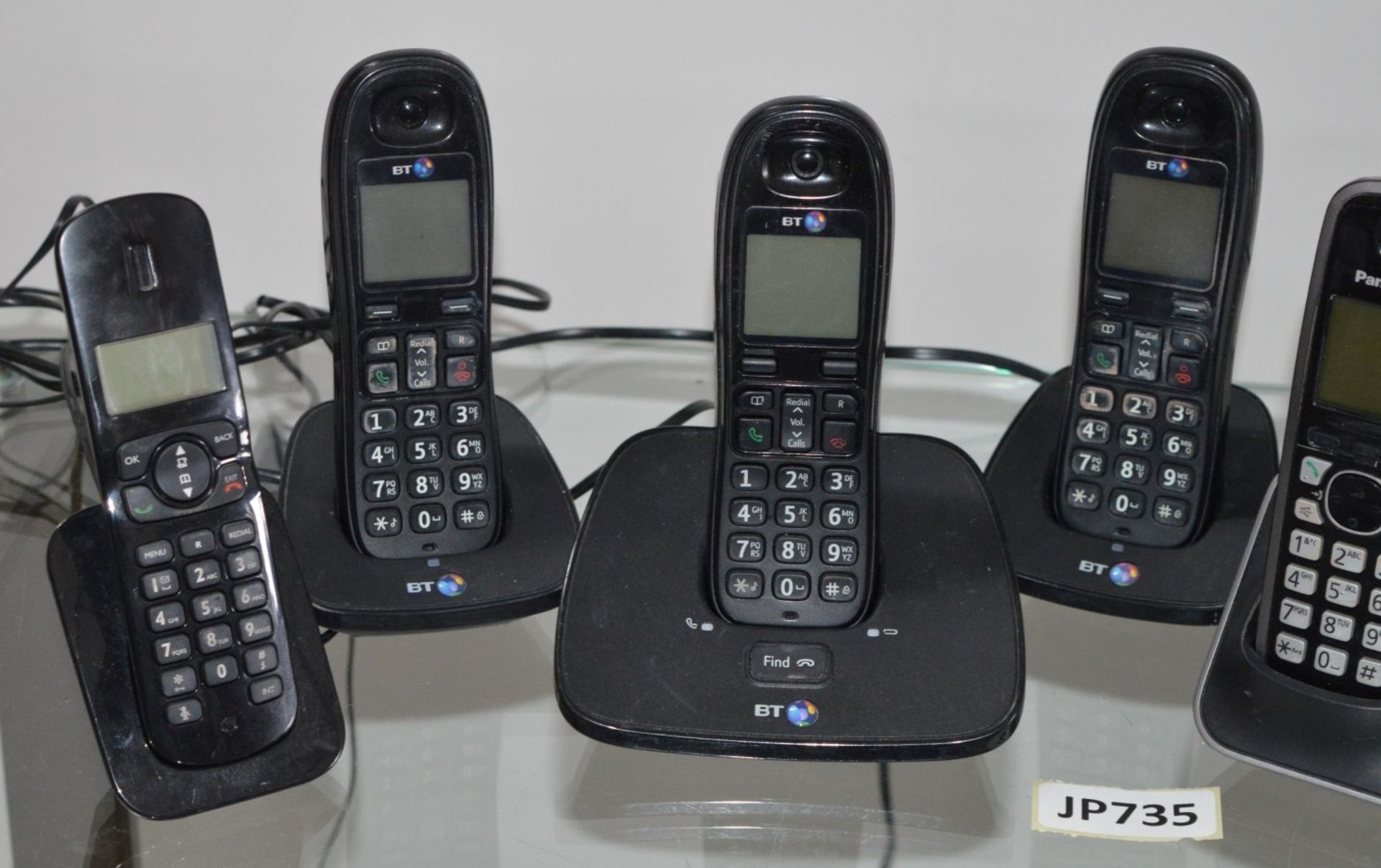 6 x Cordless Phone Handsets - Includes BT, Binatone and Panasonic Models - CL285 - Ref JP735 - - Image 2 of 4