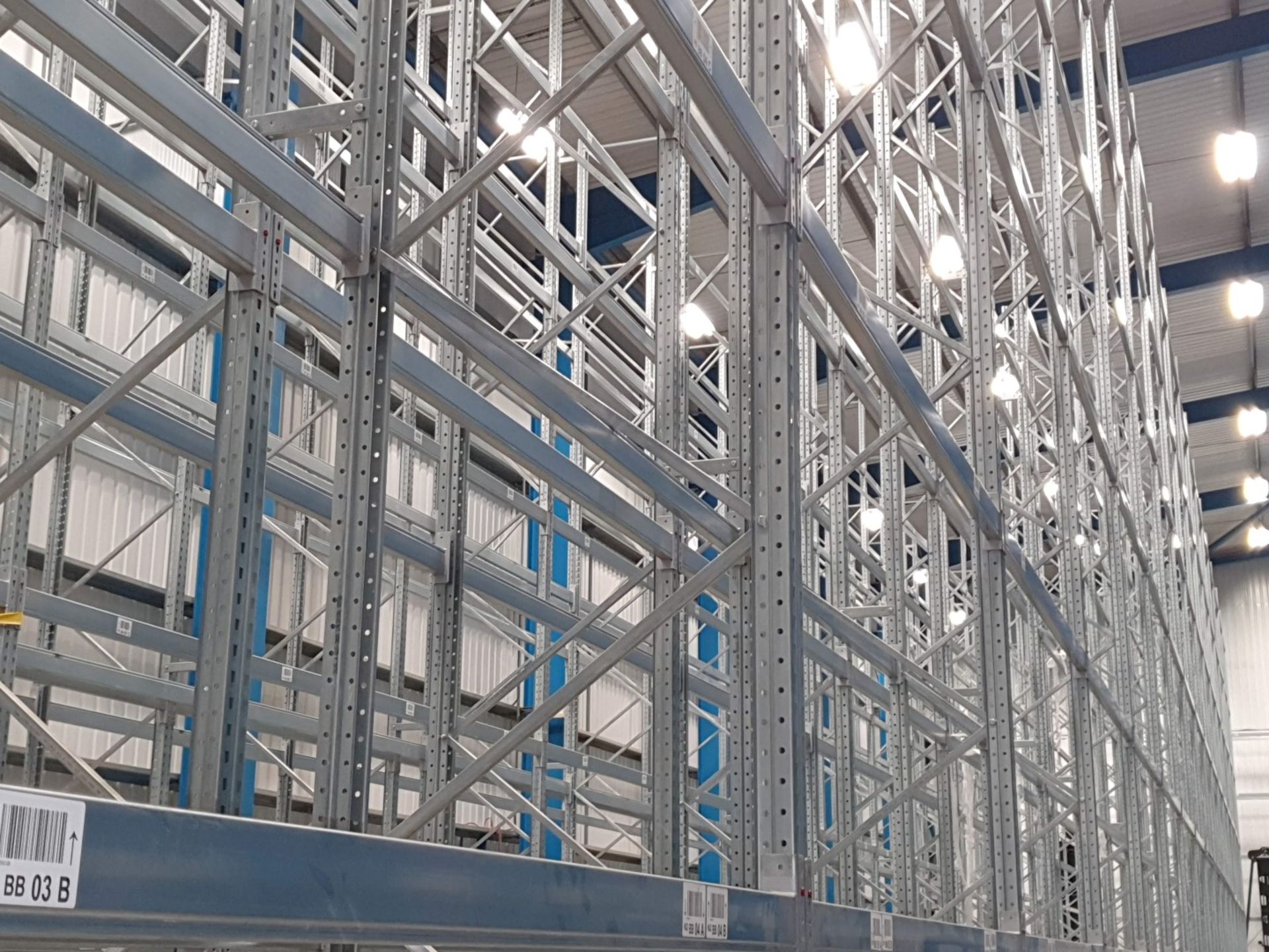 Large Quantity of 9m and 10m Dexion P90 Warehouse Racking in Good Condition - Location: Nottingham - Image 5 of 16