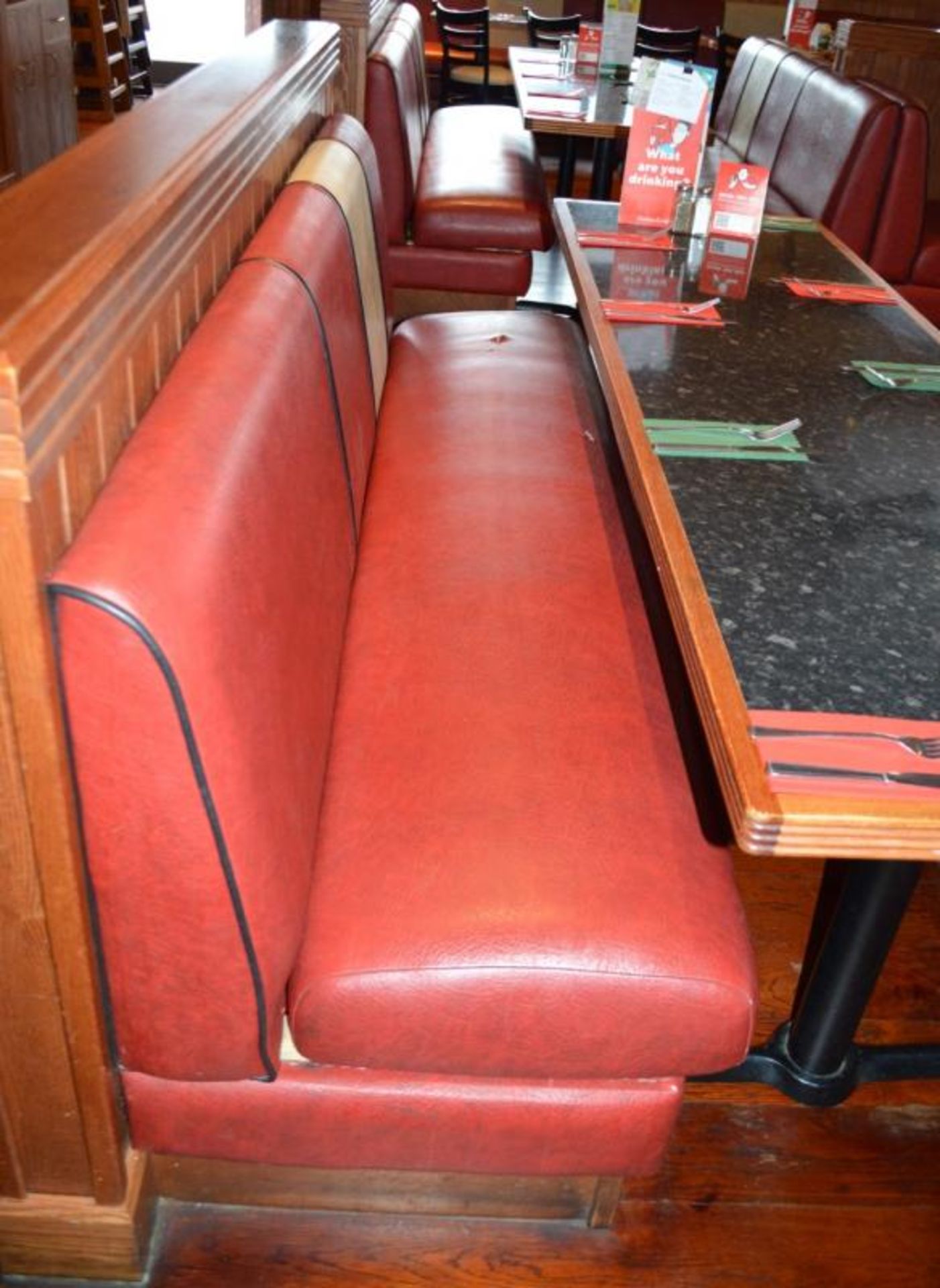 1 x Selection of Cosy Bespoke Seating Booths in a 1950's Retro American Diner Design With Dining Tab - Image 22 of 30