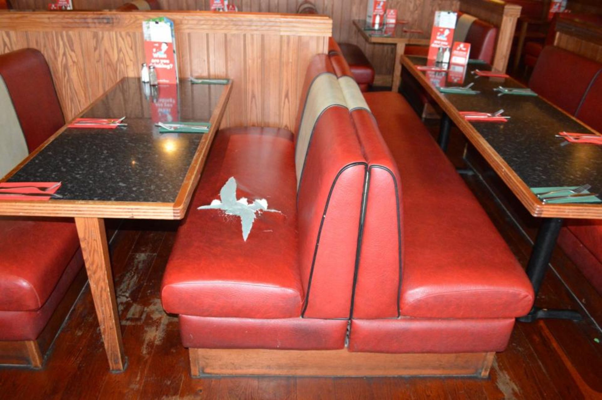 1 x Selection of Cosy Bespoke Seating Booths in a 1950's Retro American Diner Design With Dining Tab - Image 11 of 30