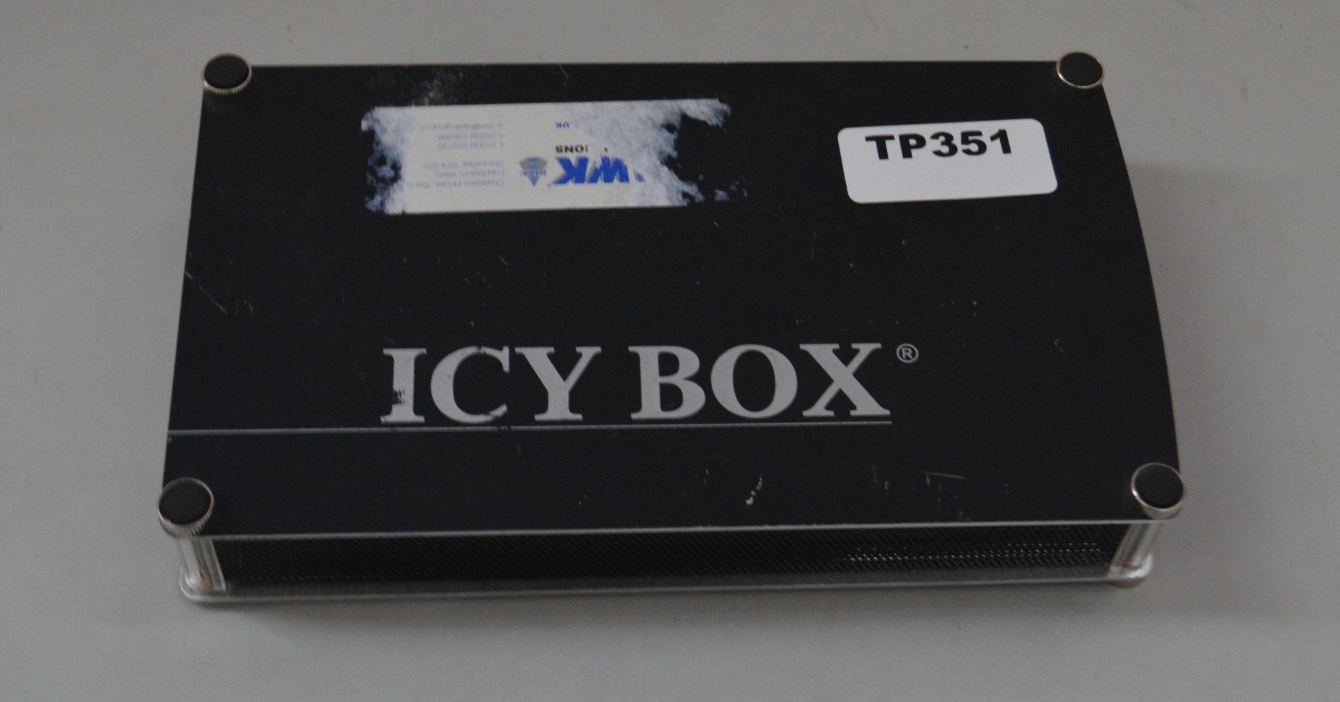 1 x ICY BOX IB-351U-B Black HD 3.5" IDE Enclosure - Ref TP351
