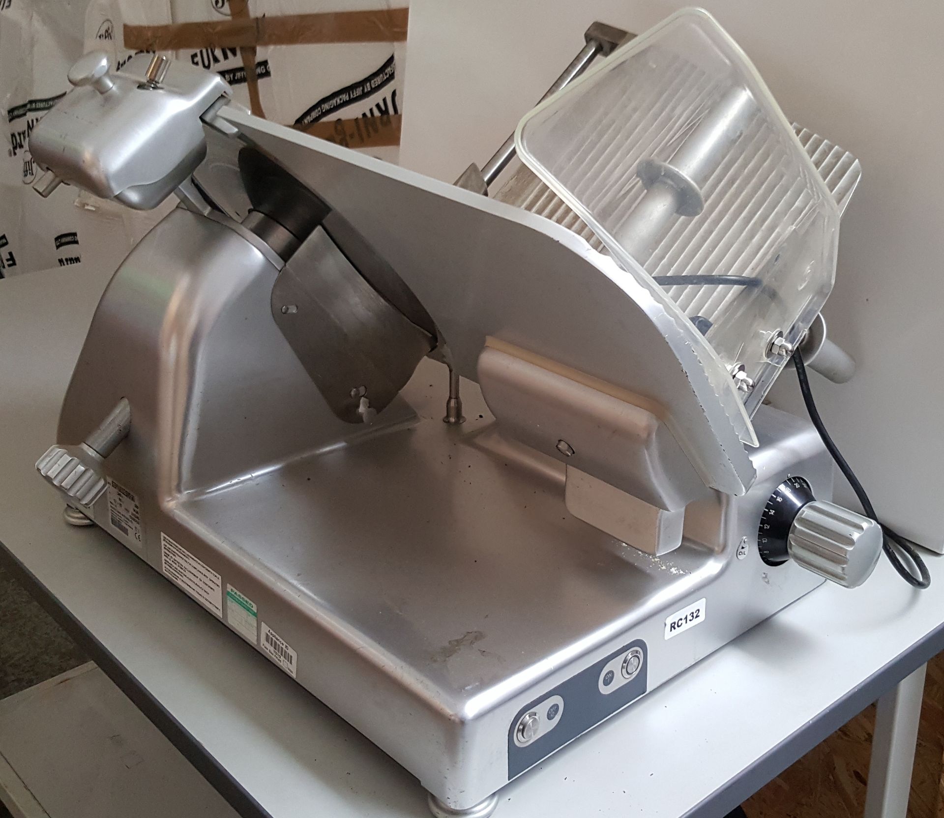 1 x Sure Commercial 35cm Meat Slicer - Model SSG350MTN - Ref RC132 - CL232 - Location: Altrincham - Image 2 of 4