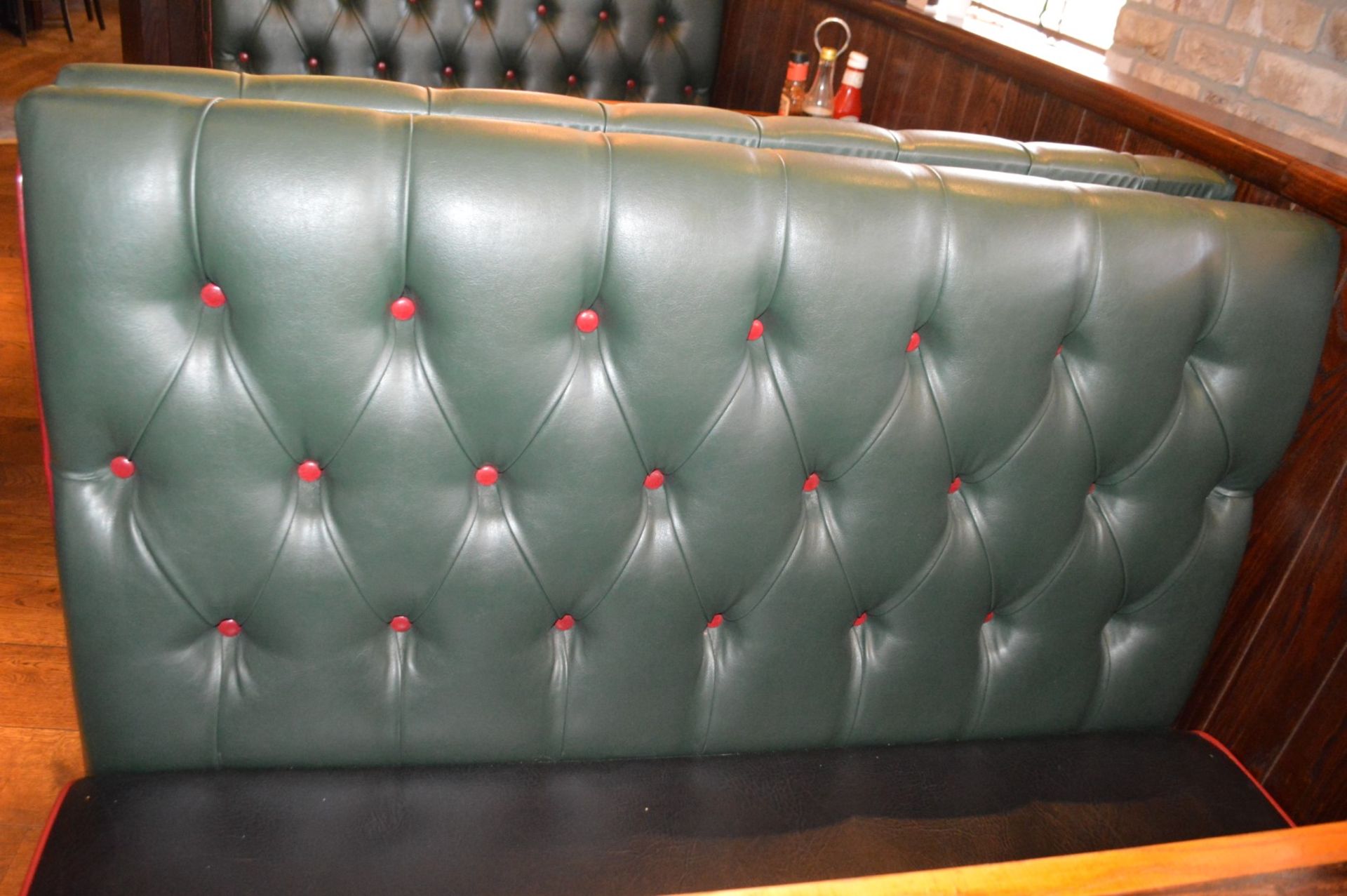 3 x Sections of Restaurant Booth Seating - Include 2 x Double End Seats and 1 x Double Back to - Image 8 of 9