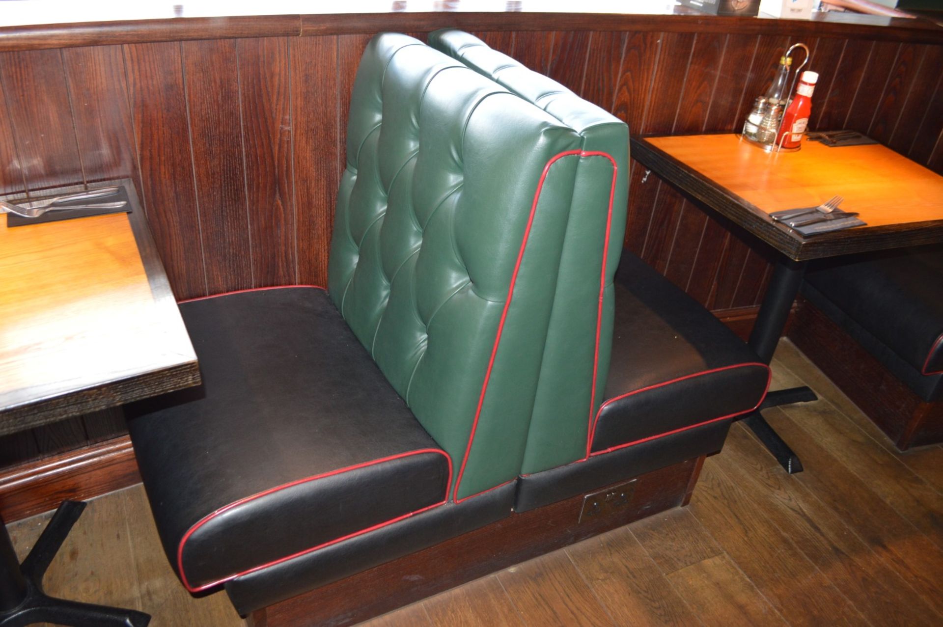 3 x Sections of Restaurant Booth Seating - Include 2 x Single Seats and 1 x Single Back to Back Seat - Image 5 of 12