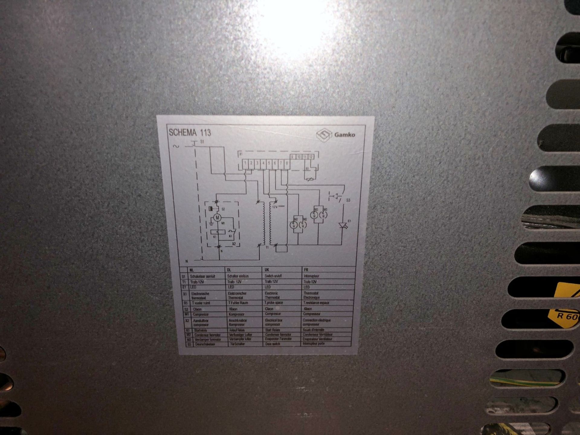 1 x Gamko MG2/150LG 150 Litre Single Door Back Bar Bottle Cooler - CL372 - Ref: NC260 - Location: Bo - Image 2 of 5