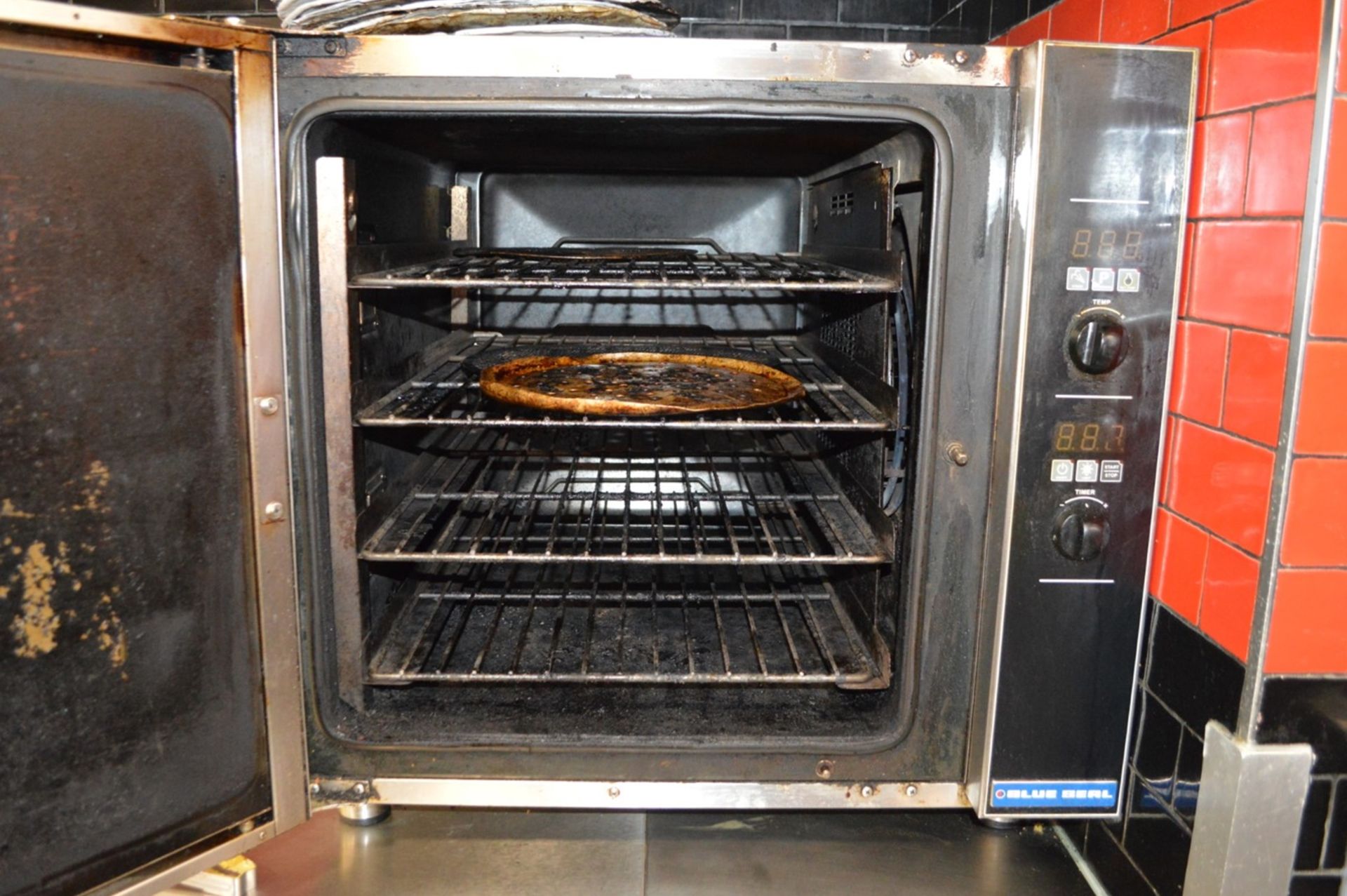 1 x Blue Seal Turbo Fan Convection Oven - H72 x W74 x D84 cms - Ref NC386 - CL390 - Location: - Image 4 of 4