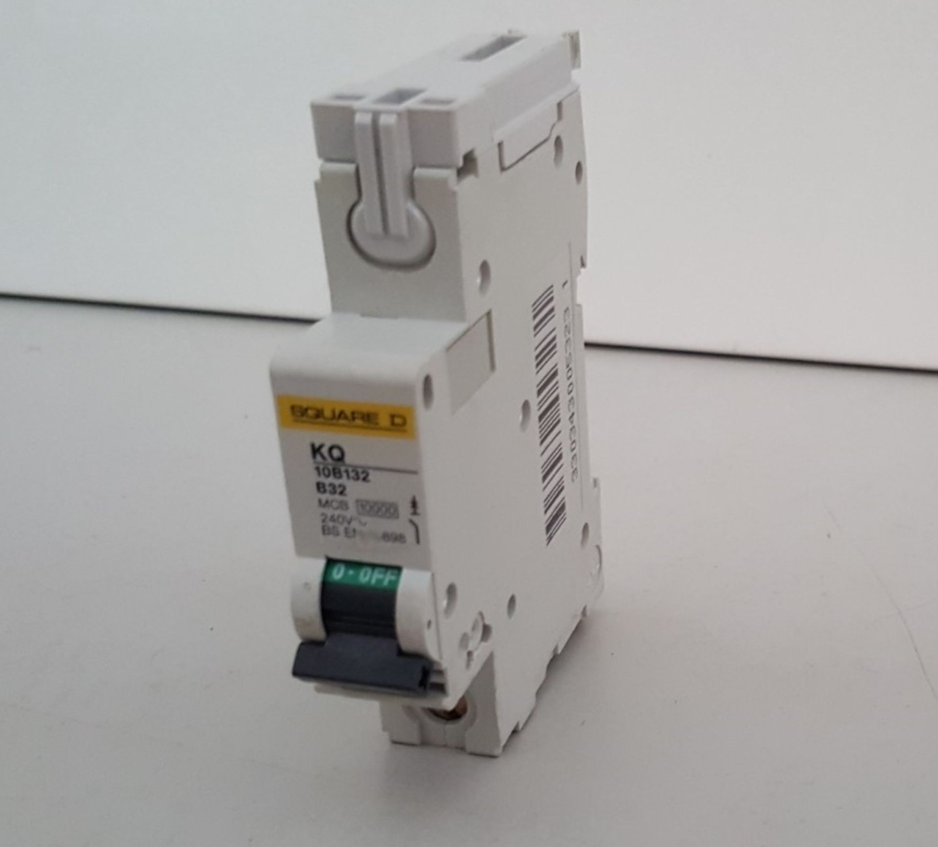 8 x Square D KQ MCB 32 Amp Type B Single Pole 32A Circuit Breaker B32 KQ10B132 - Ref RC128 - CL011 - - Image 2 of 2