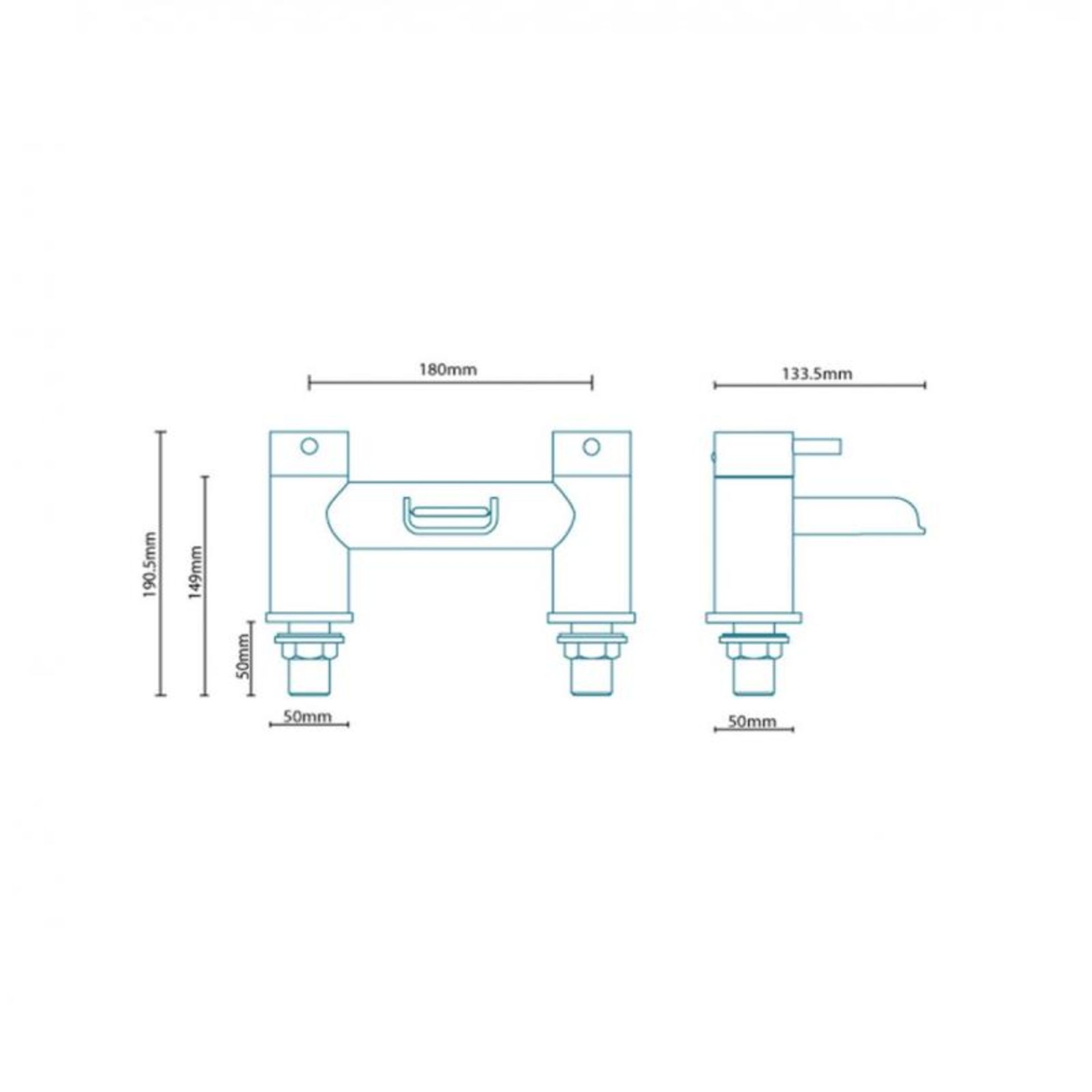 1 x Synergy Tec Studio QB Bath Filler - New & Boxed Stock - Ref: QB03 - CL406 - Location: Cheadle SK - Image 2 of 2