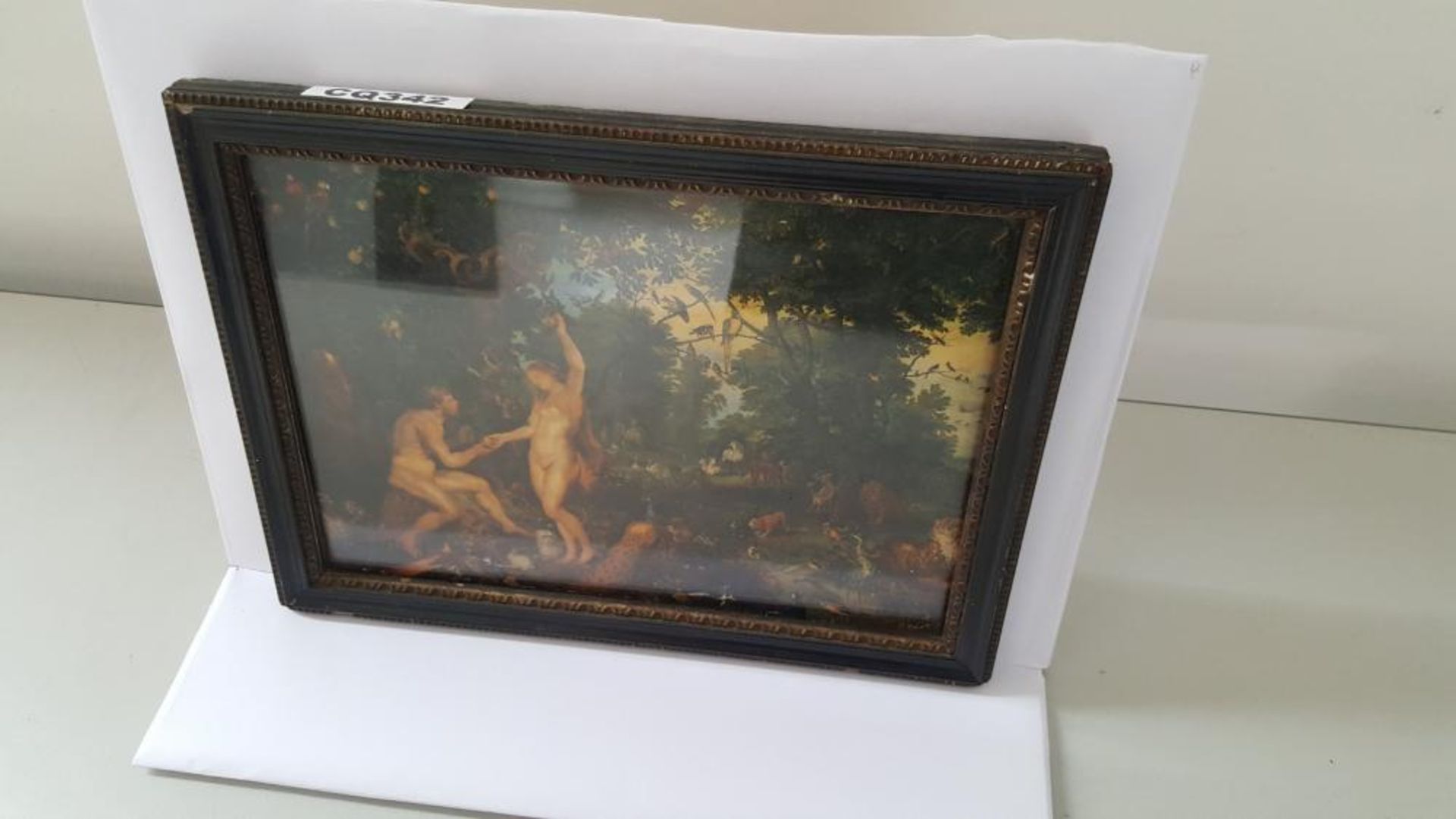 1 x The Garden of Eden with the Fall of Man Picture In Wooden Photo Frame(By Peter Paul Rubens) - Re - Image 3 of 3