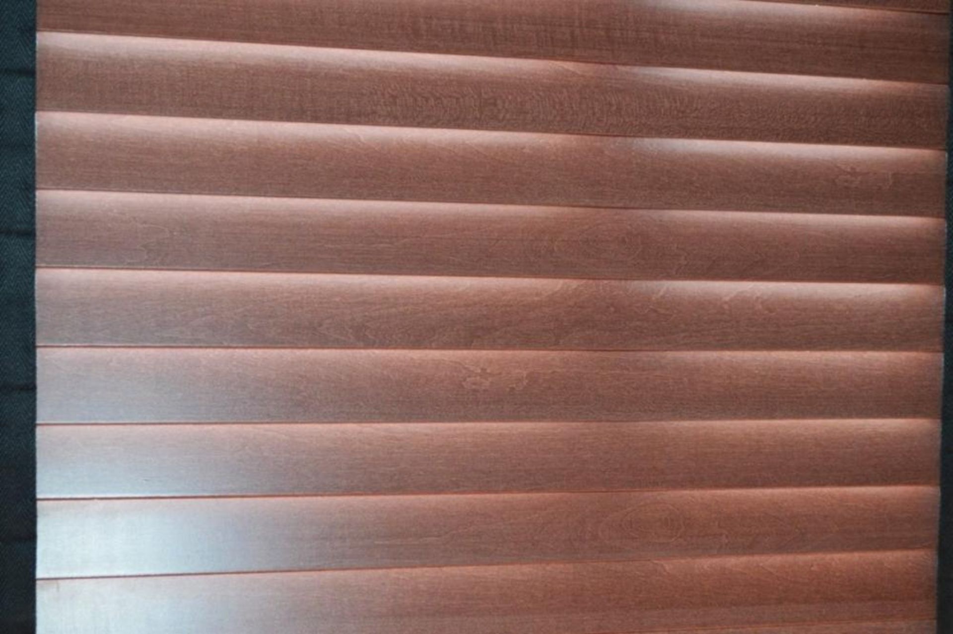 8 x Waverley Timber Venitian Blinds With Dark Stained Finish - Provides Privacy and Warm Ambience to - Bild 3 aus 5