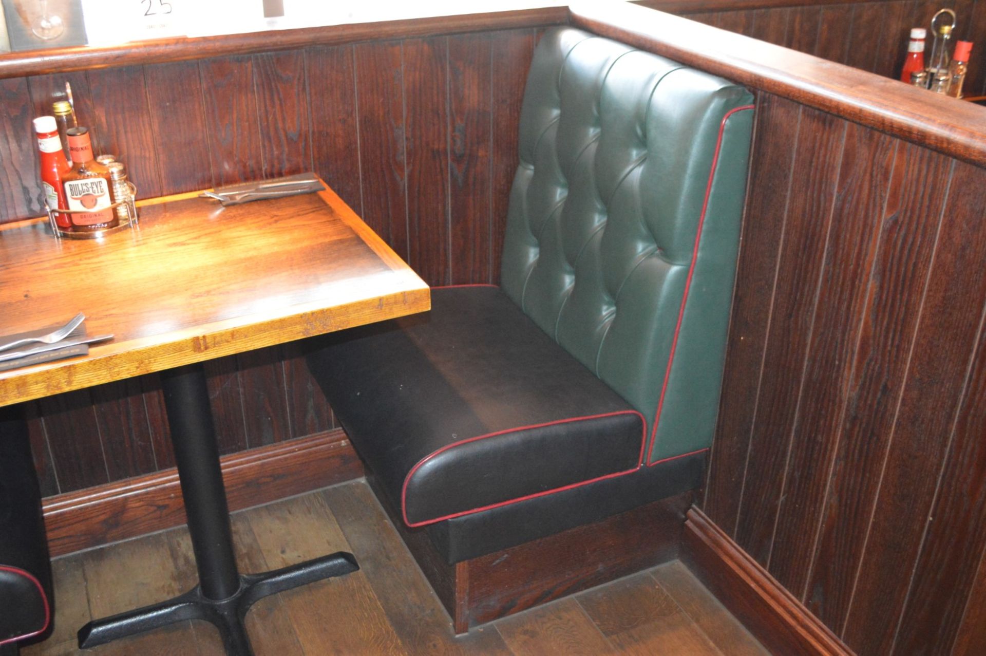 3 x Sections of Restaurant Booth Seating - Include 2 x Single Seats and 1 x Single Back to Back Seat - Image 11 of 12