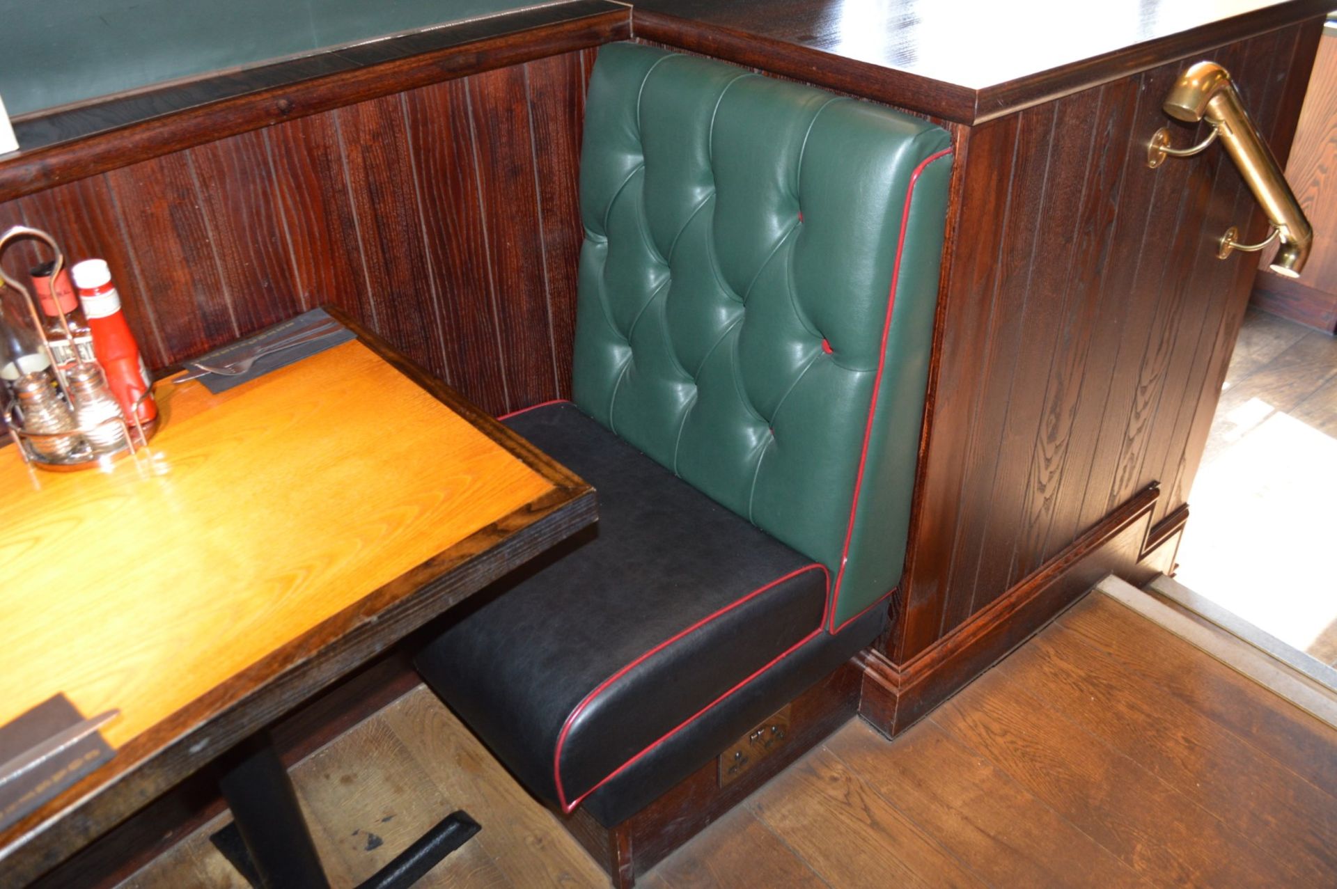 4 x Sections of Restaurant Booth Seating - Include 2 x Single Seats and 2 x Single Back to Back Seat - Image 6 of 12