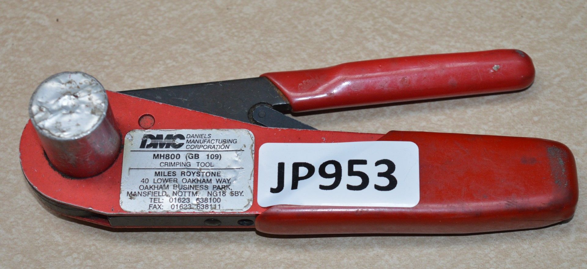 1 x DMC Crimp Tool MH800 (GB109) - Ultra precision crimp tool specifically designed to crimp the