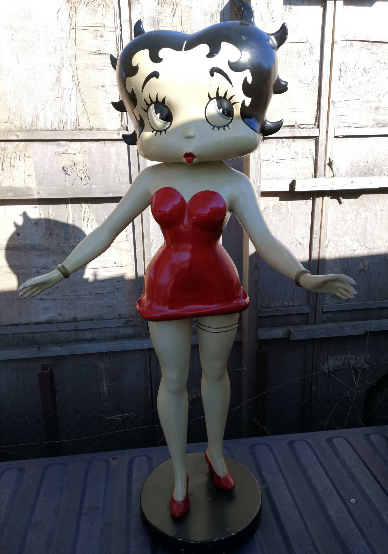 1 x Limited Edition Life Size Resin Betty Boo made by AAA - Dimensions: 1930 x 1150 mm - CL355 - Loc