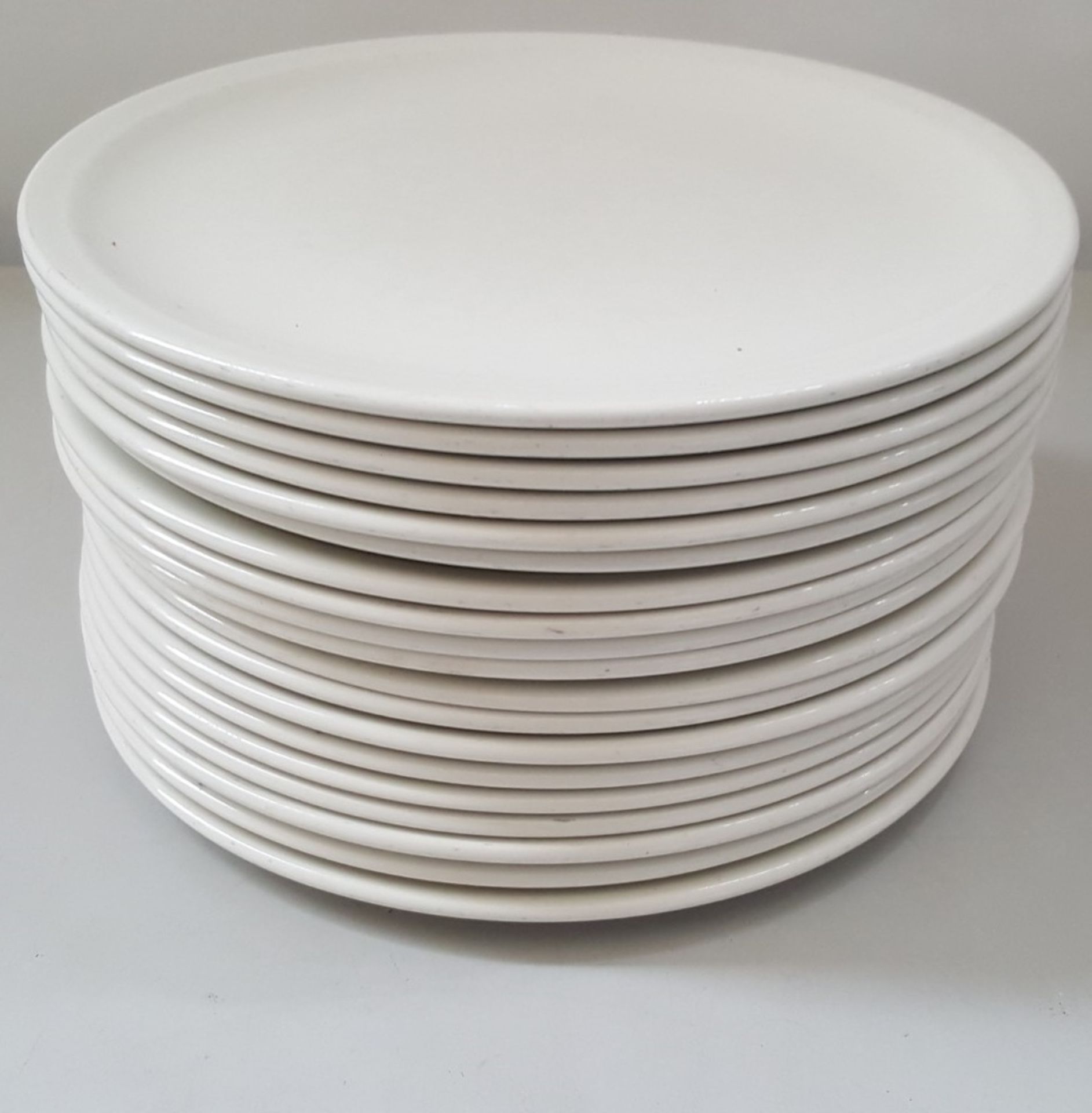 19 x Steelite Pizza Plates White 28CM - Ref CQ277 - Bild 4 aus 4