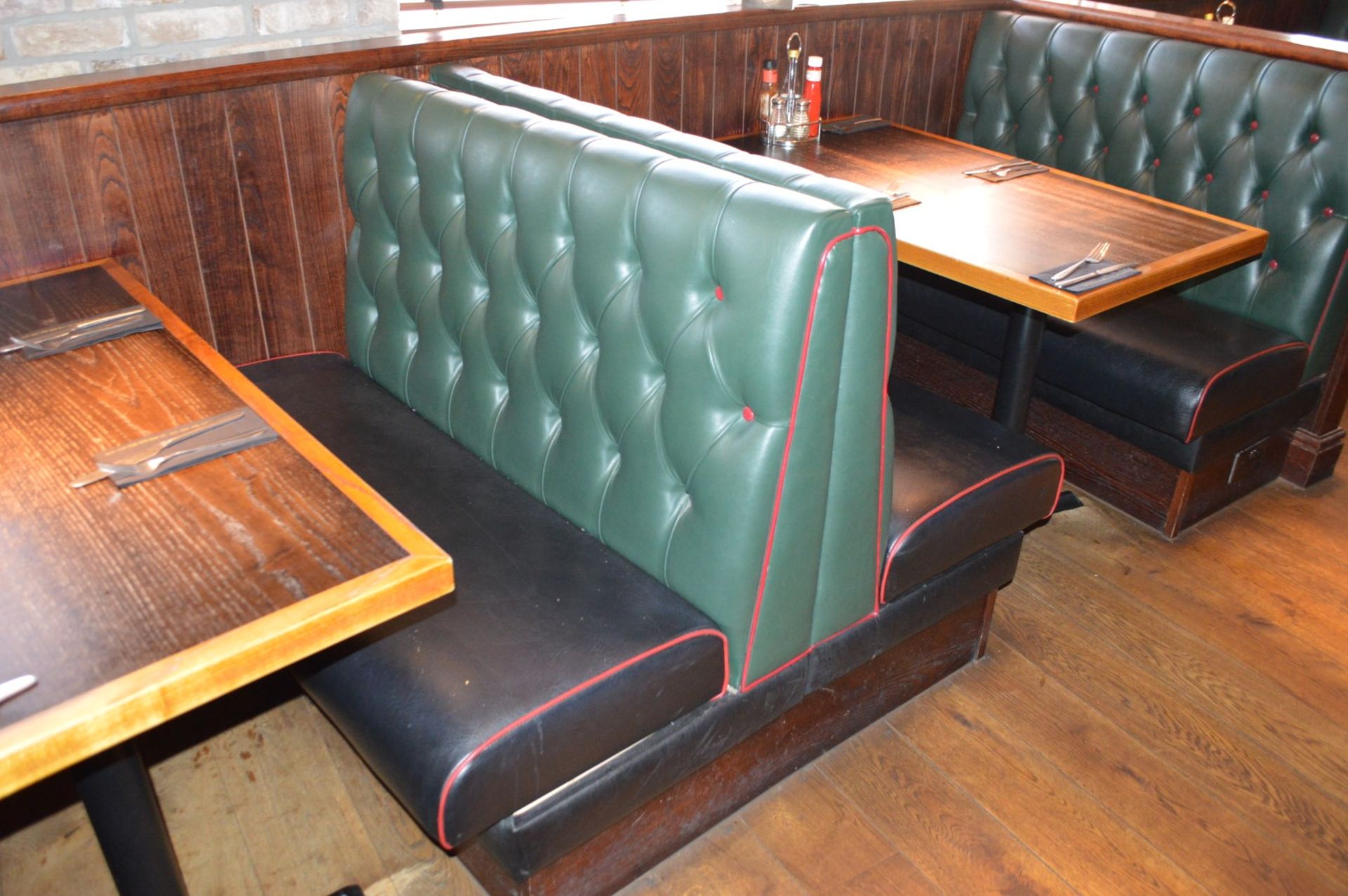 4 x Sections of Restaurant Booth Seating - Include 2 x Double End Seats and 2 x Double Back to - Image 4 of 9